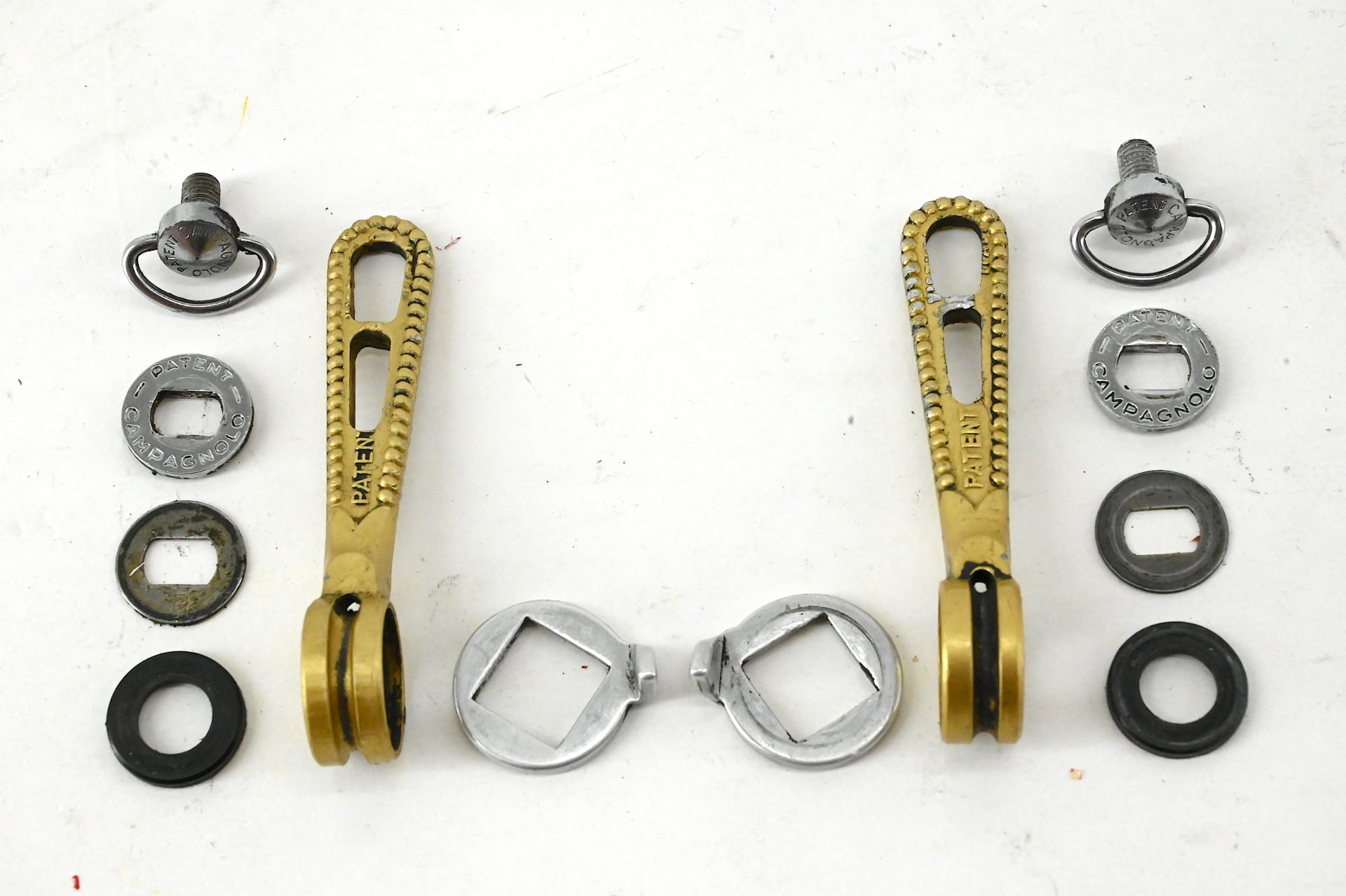 Campagnolo Super Record Golden Downtube Shifters Colnago Milling - Image 3