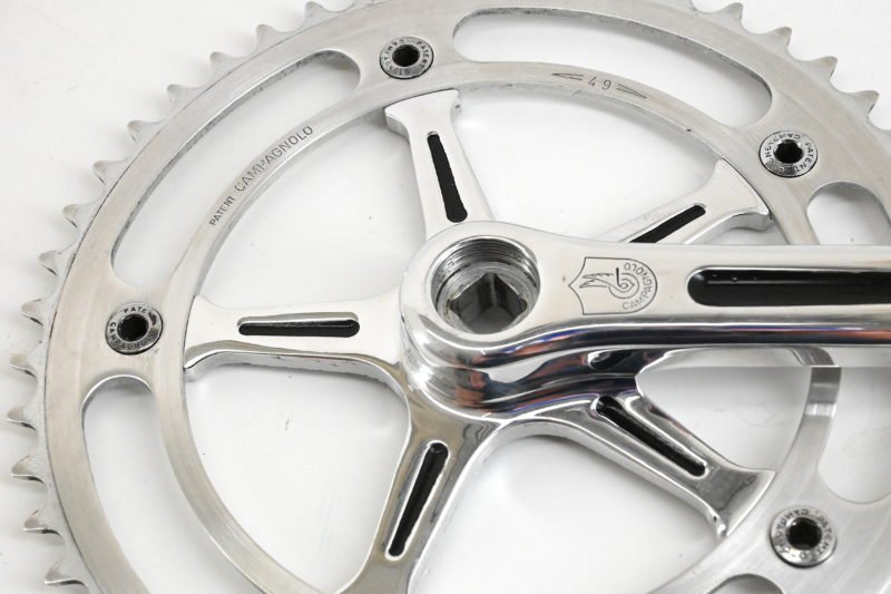 Campagnolo Pista Cranks 1970s 165mm 49 T - Image 8