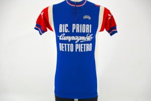 Bic. Priori Campagnolo Detto Pietro Classic Wool Cycling Jersey by Castelli Size 5