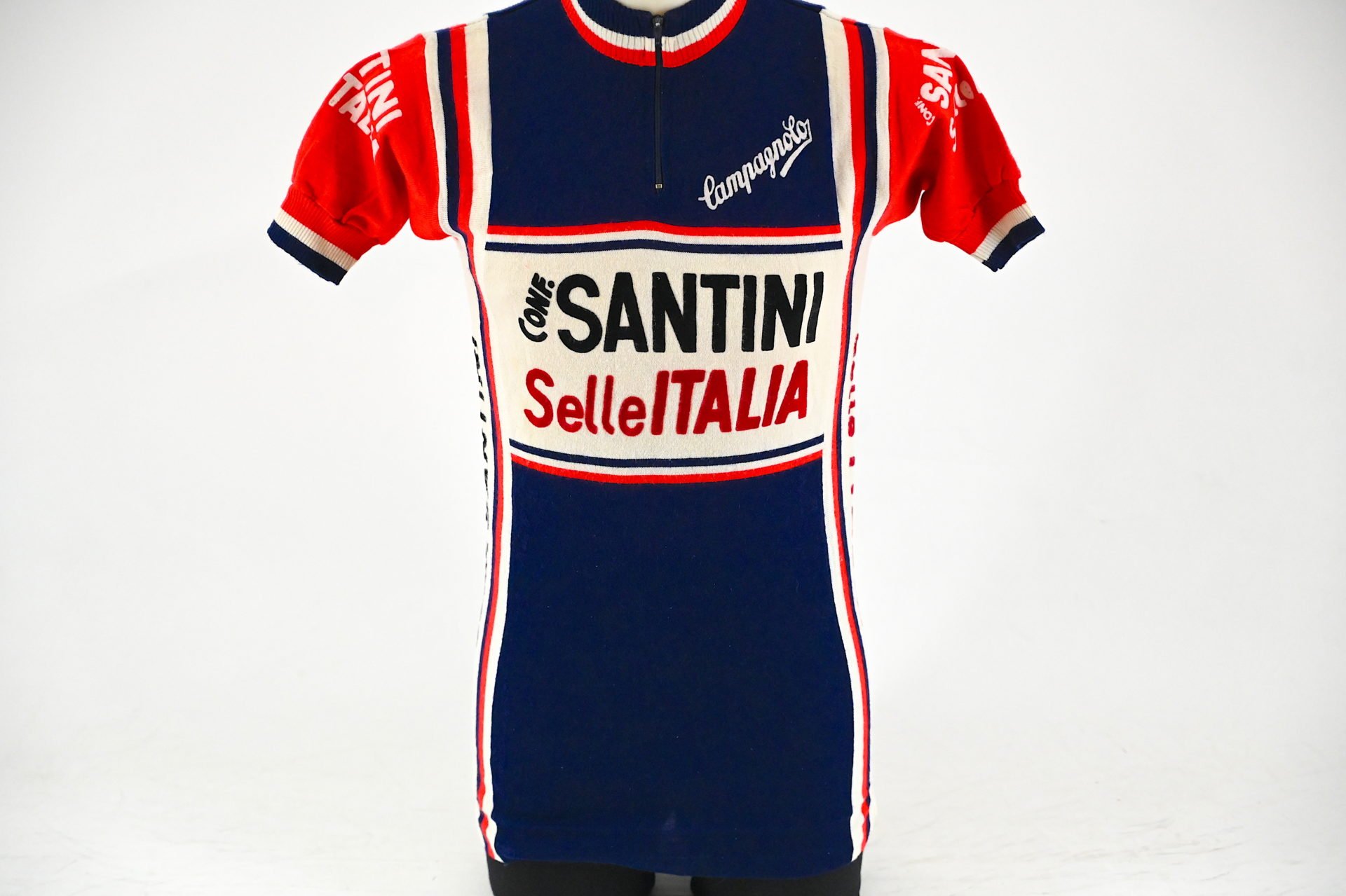Conf. Santini Selle Italia Campagnolo Classic Wool Cycling Jersey by Moa Sport Size 3