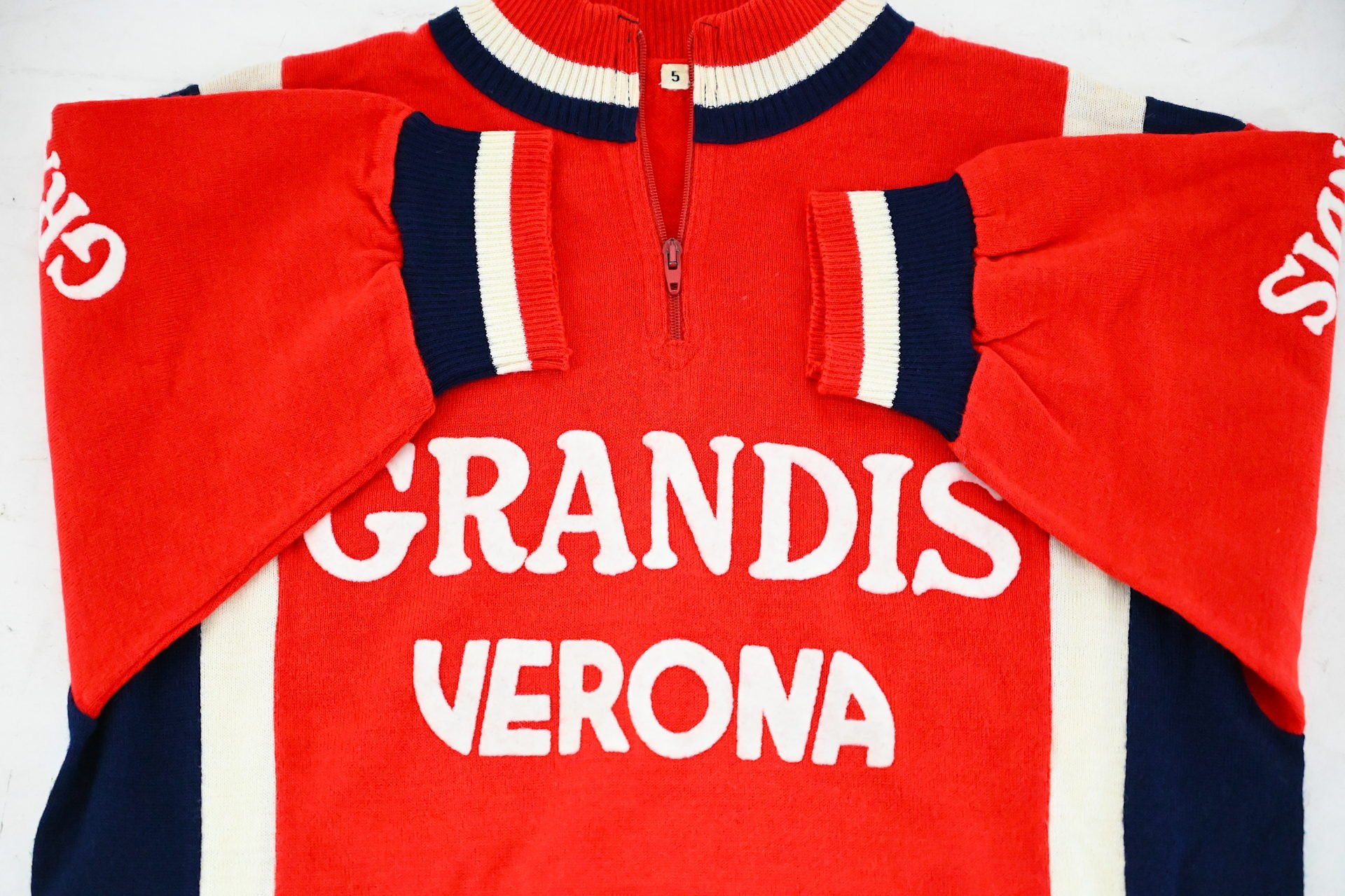 Grandis Verona Classic Wool Cycling Jersey Size 5 by Moa Sport - Image 4