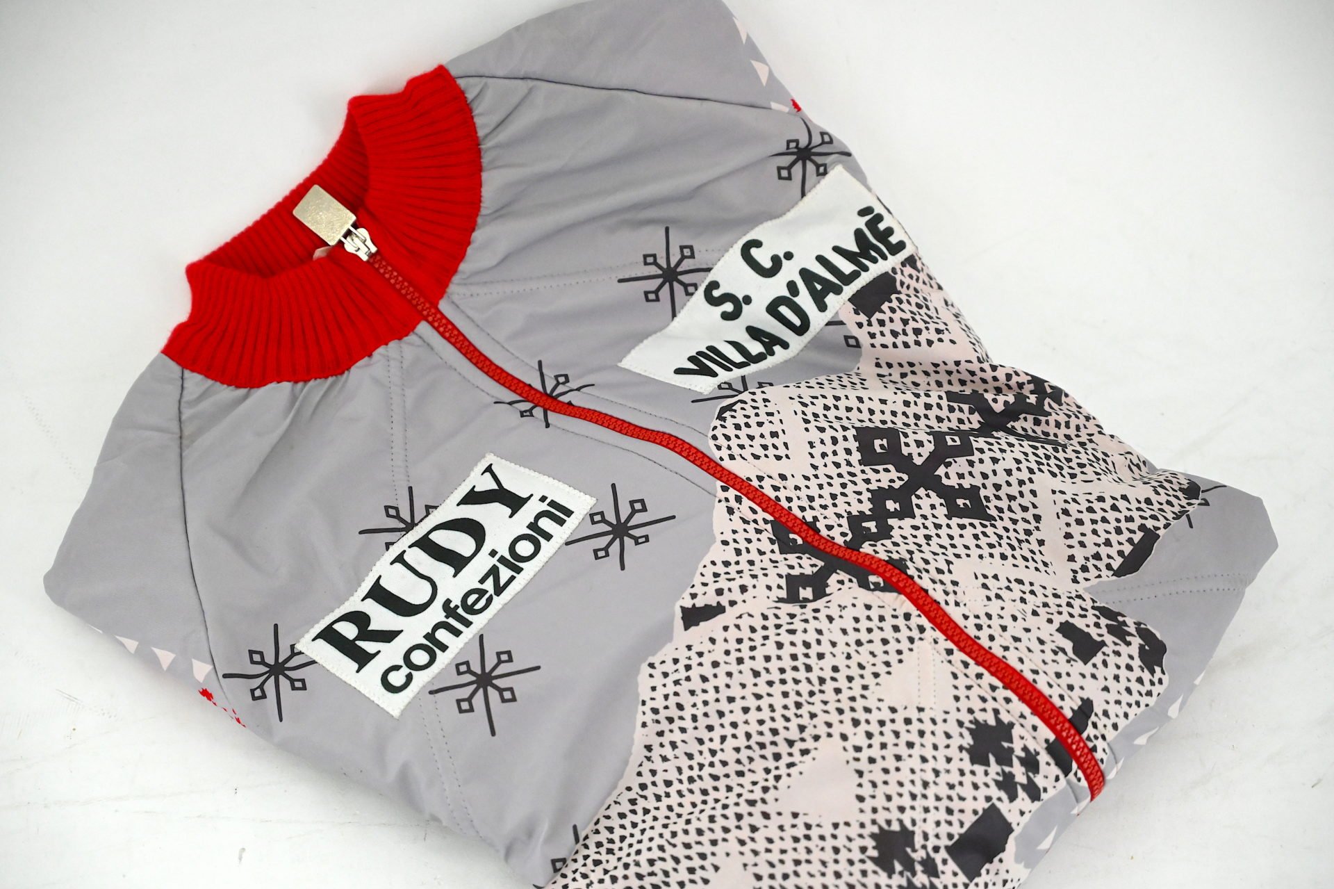 S.C. Villa D'Almé Rudy Confezioni Winter Cycling Jacket by Santini Size 5 - Image 5