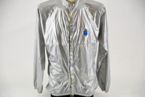 Silver Reflecting Cycling Rain Jacket by SEB SIze L