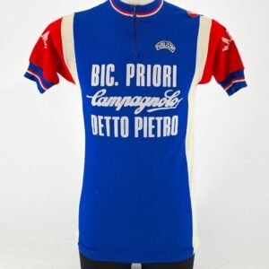 Bic. Priori Campagnolo Detto Pietro Classic Wool Cycling Jersey by Castelli Size 5