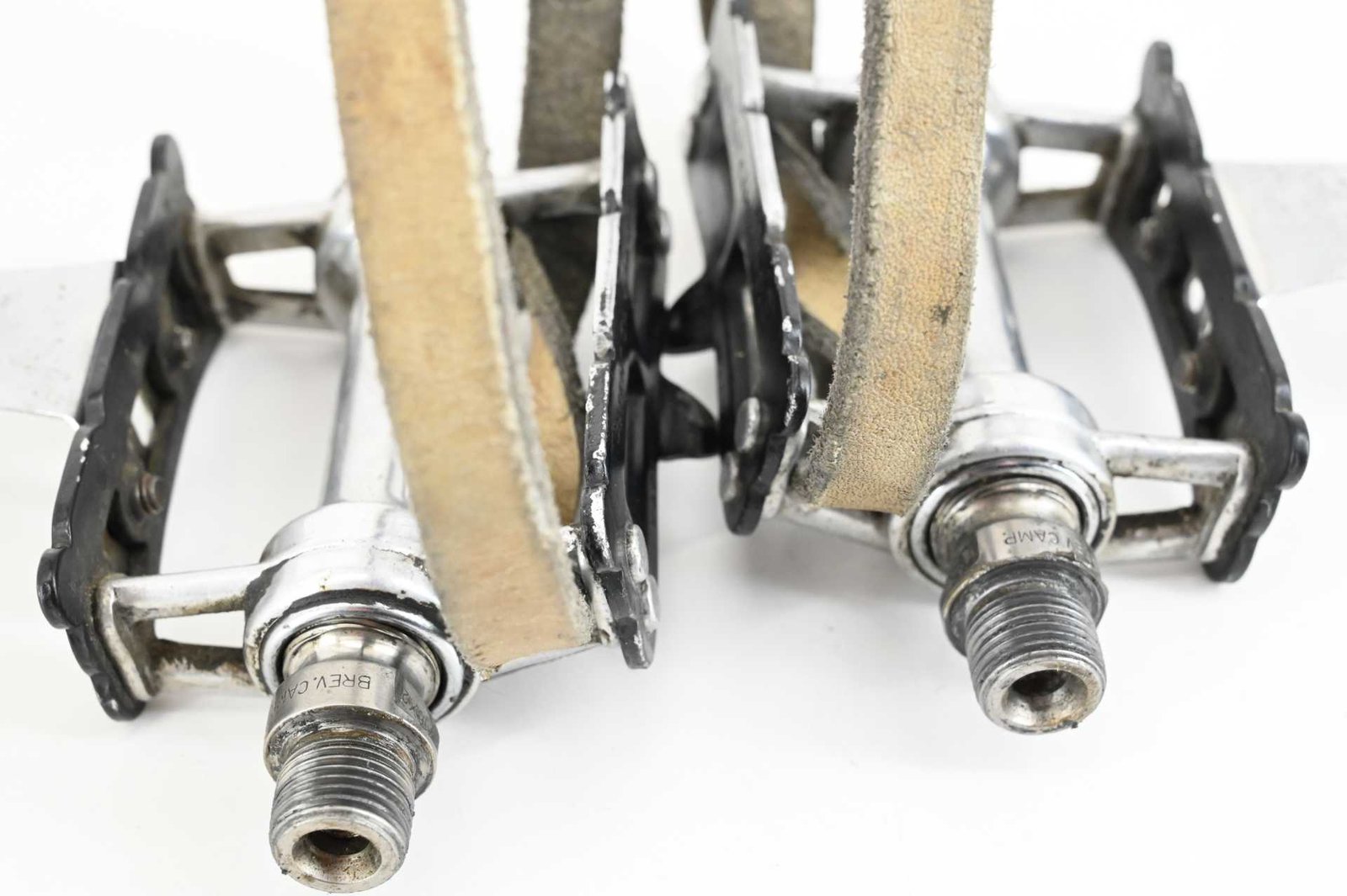 Campagnolo Super Record Pista Track Pedals Christophe Toe Clips - Image 7