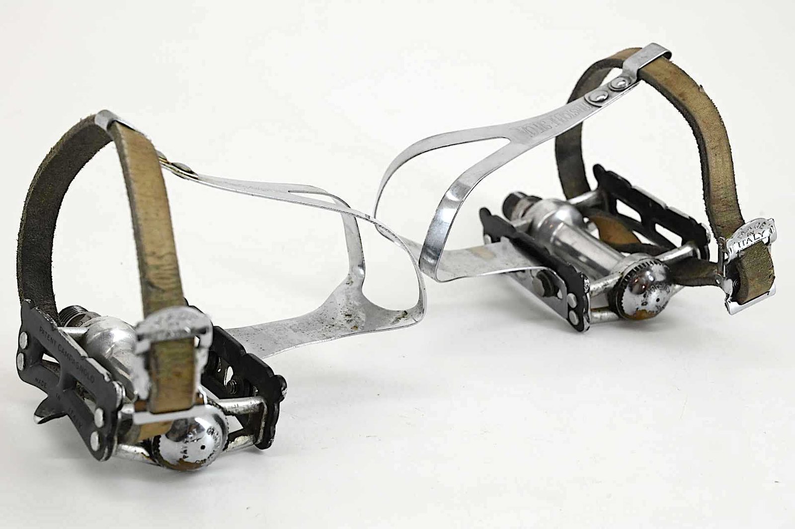 Campagnolo Super Record Pista Track Pedals Christophe Toe Clips - Image 8