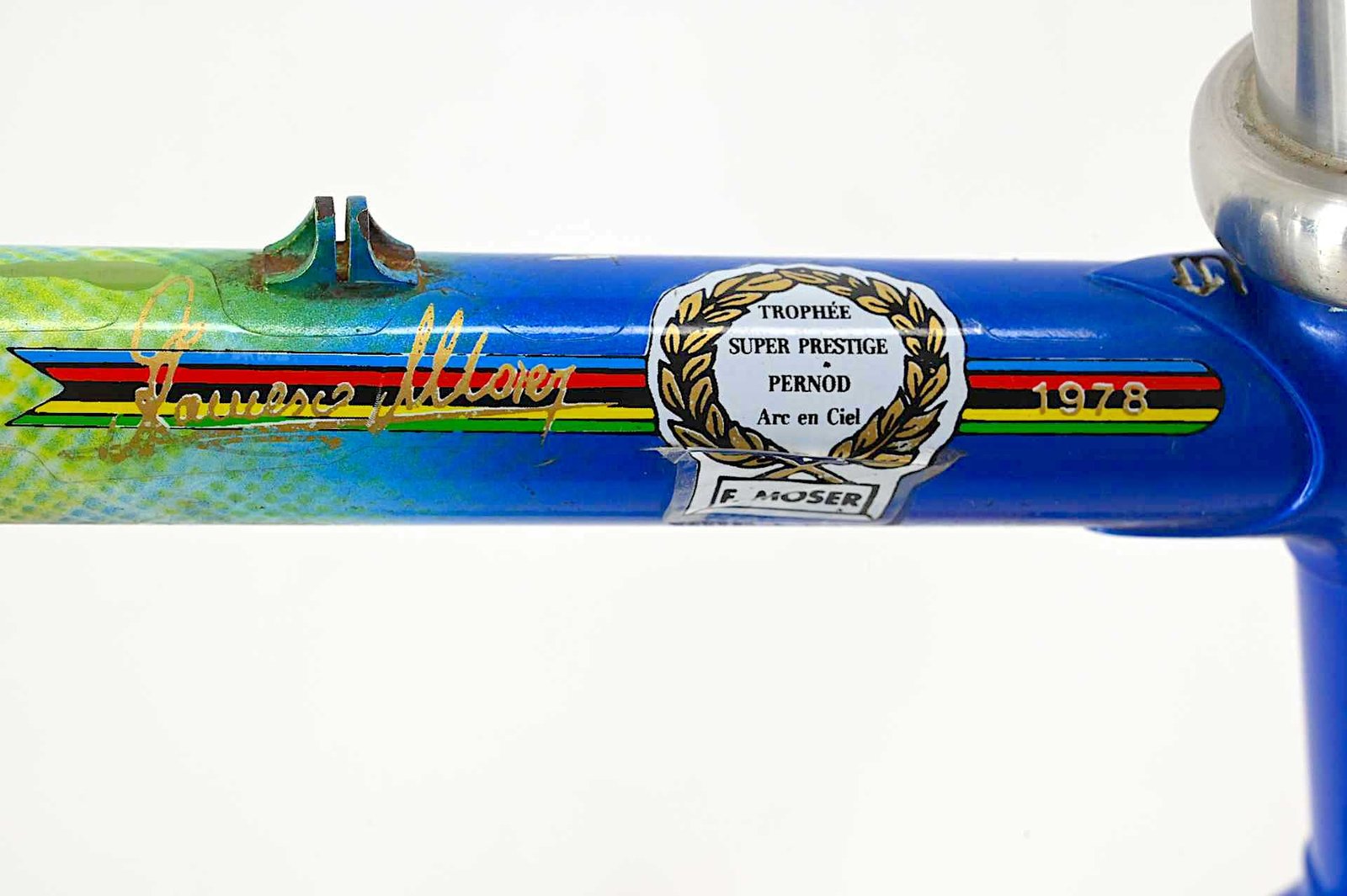 Francesco Moser Frameset Columbus SLX Size 55cm - Image 6