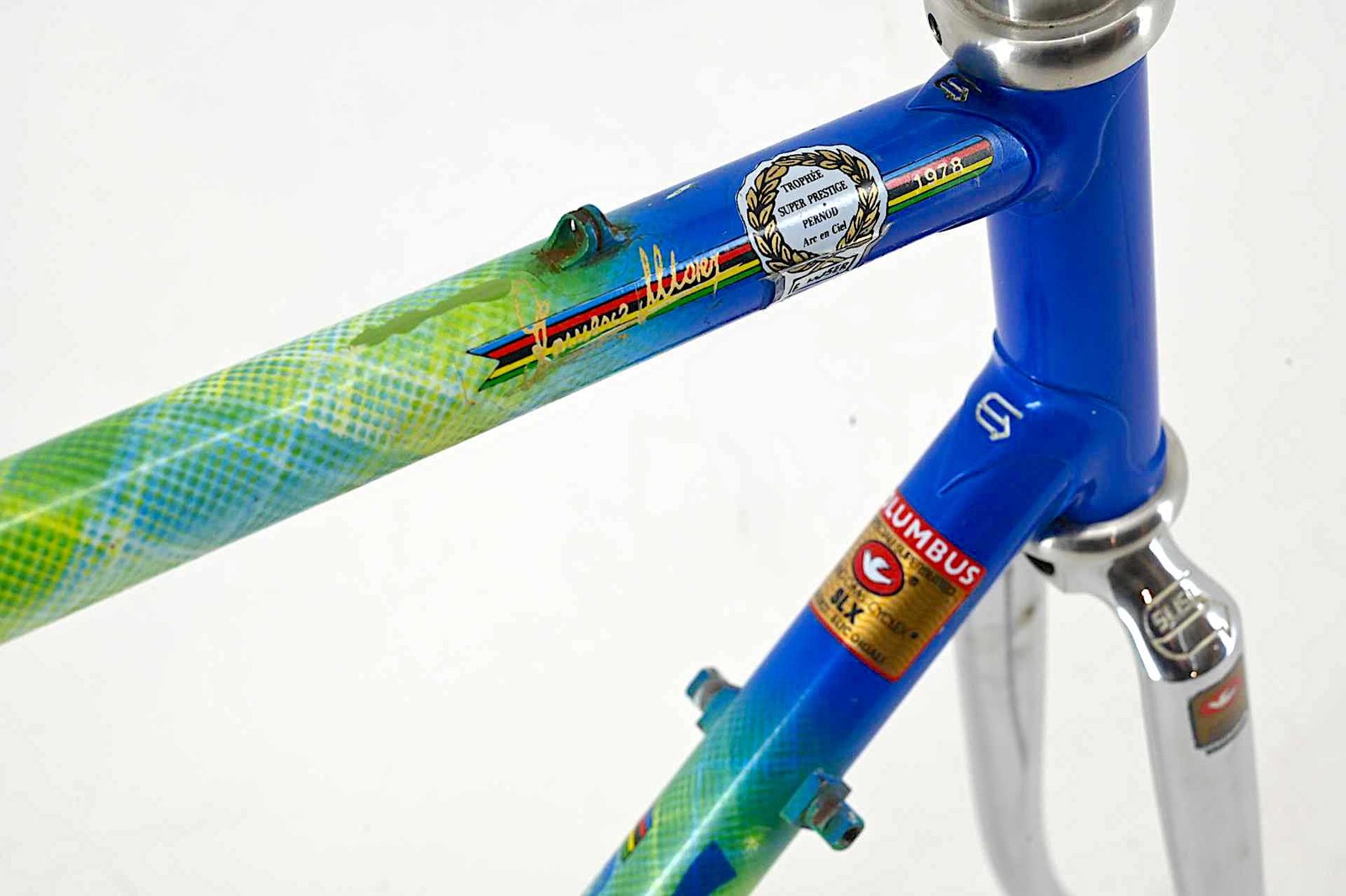 Francesco Moser Frameset Columbus SLX Size 55cm - Image 5