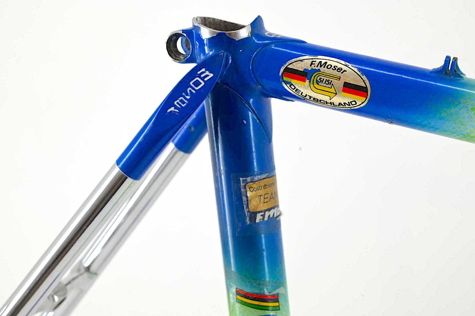 Francesco Moser Frameset Columbus SLX Size 55cm - Image 12