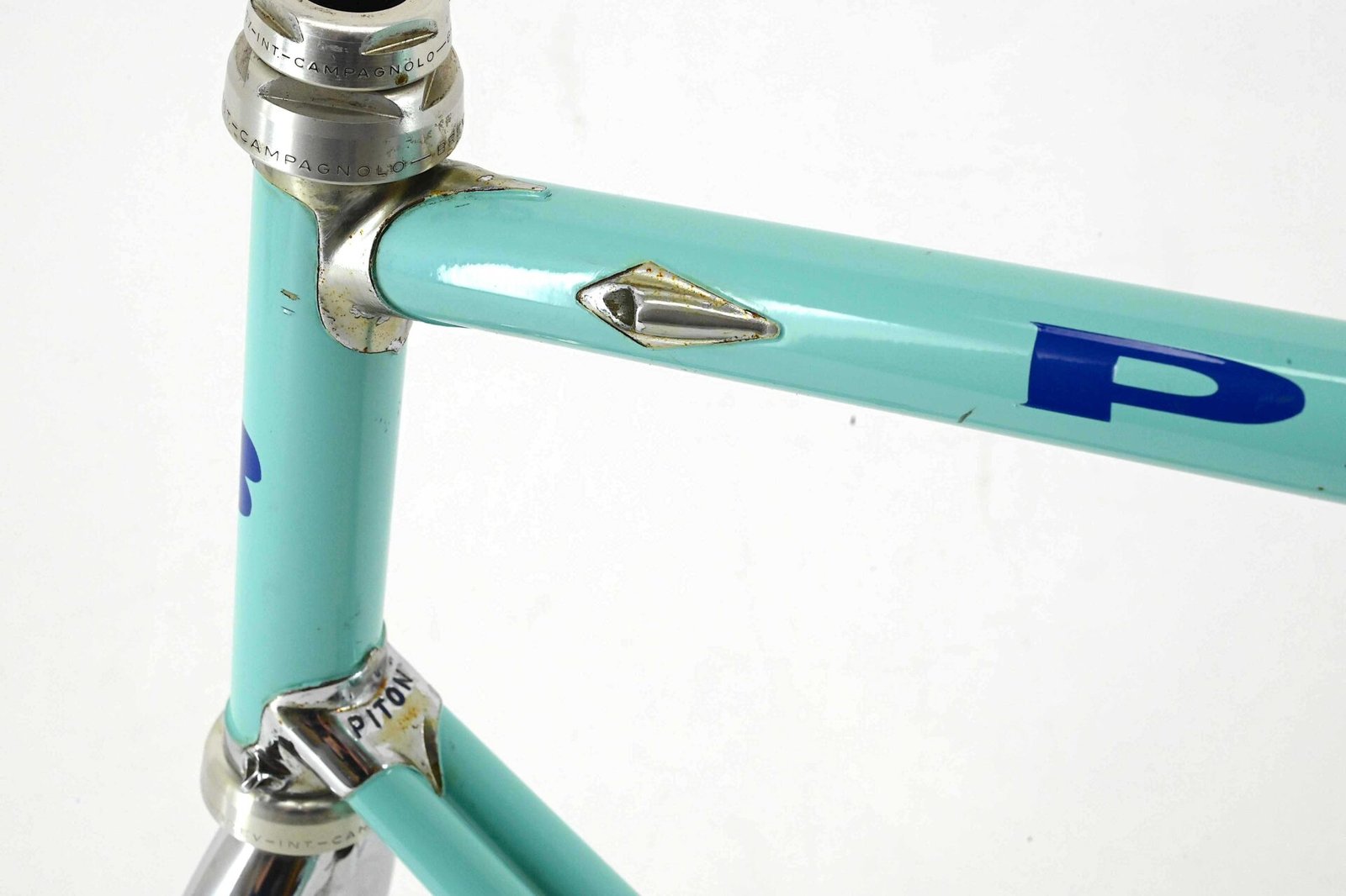 Piton Twin Steel Double Downtube Road Bicycle Frameset Size 58.5cm - Image 3