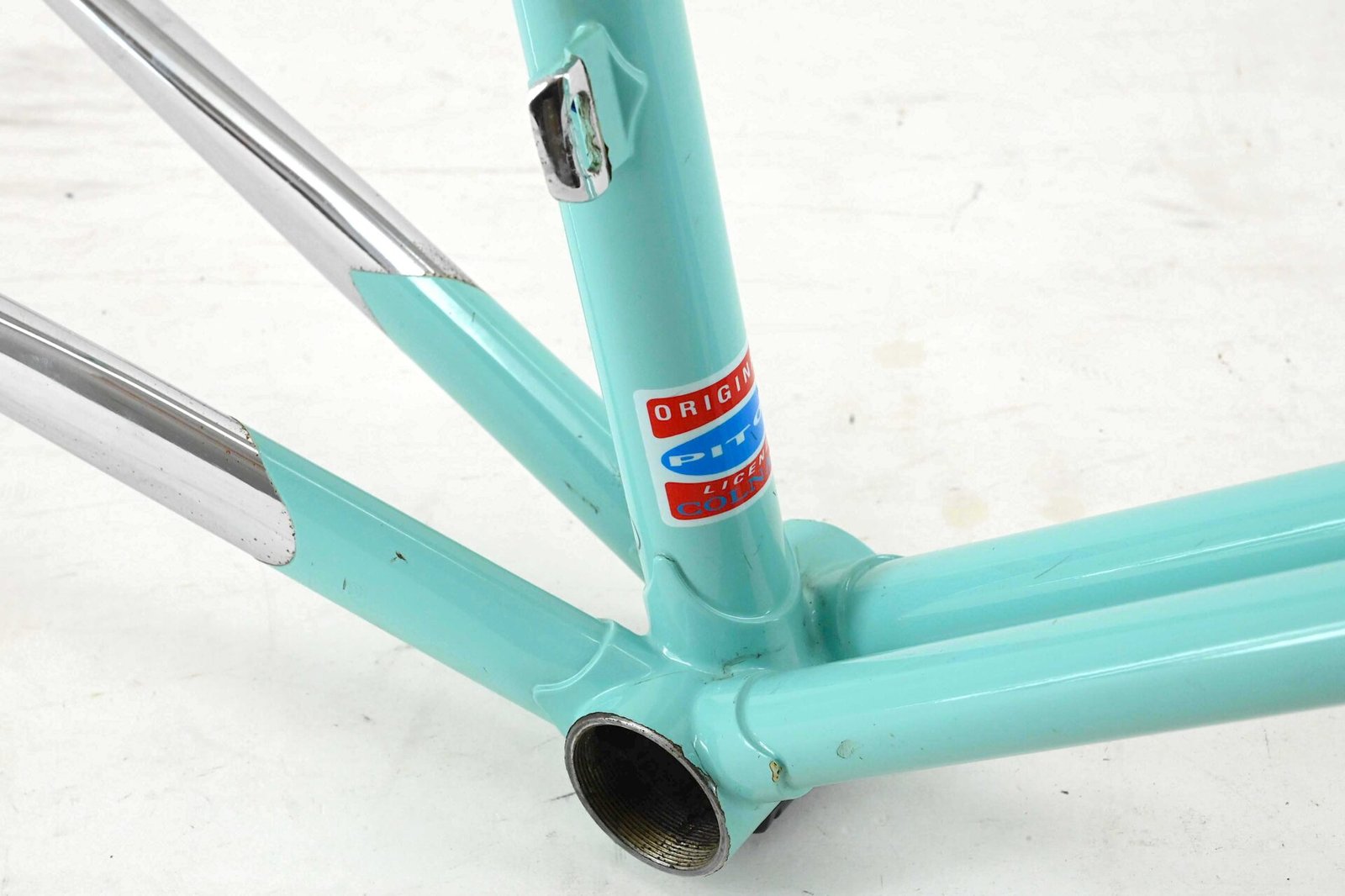 Piton Twin Steel Double Downtube Road Bicycle Frameset Size 58.5cm - Image 15