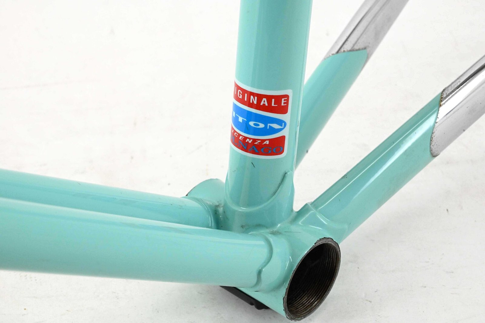 Piton Twin Steel Double Downtube Road Bicycle Frameset Size 58.5cm - Image 18