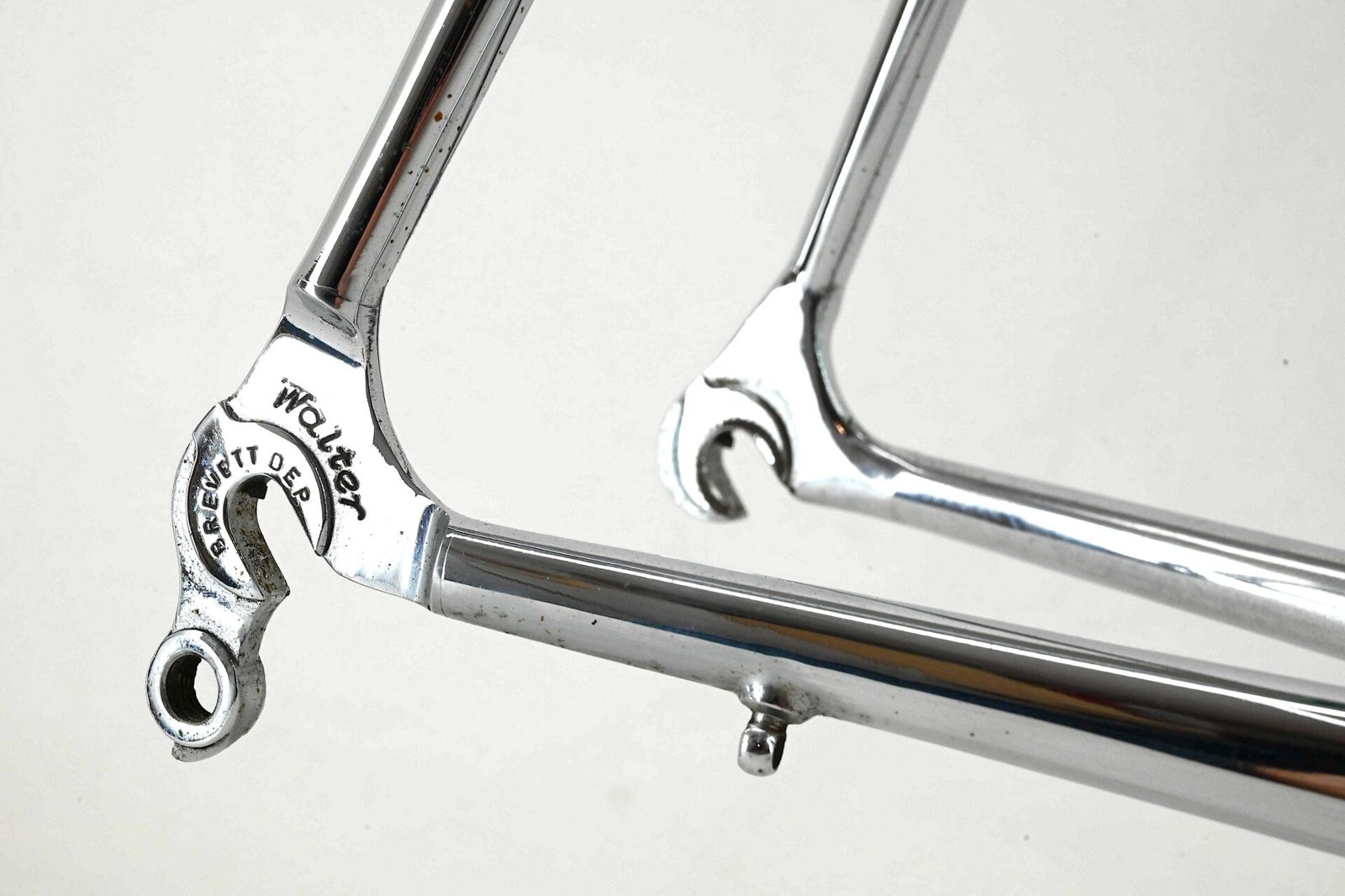 Piton Twin Steel Double Downtube Road Bicycle Frameset Size 58.5cm - Image 17