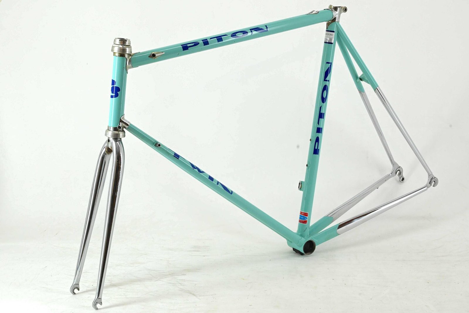 Piton Twin Steel Double Downtube Road Bicycle Frameset Size 58.5cm - Image 4
