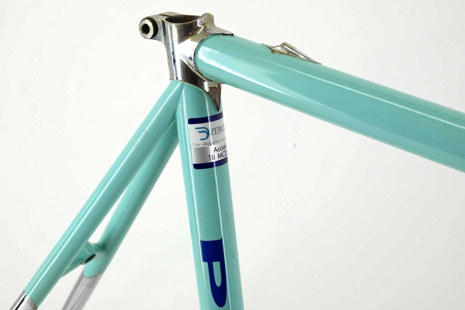 Piton Twin Steel Double Downtube Road Bicycle Frameset Size 58.5cm - Image 13