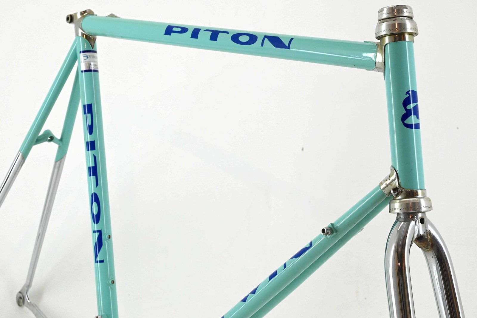 Piton Twin Steel Double Downtube Road Bicycle Frameset Size 58.5cm - Image 8