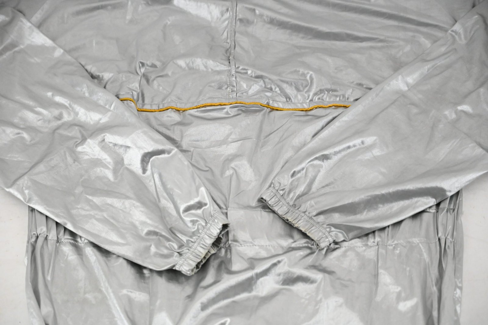 Silver Reflecting Cycling Rain Jacket by SEB Size L/5 - Image 5