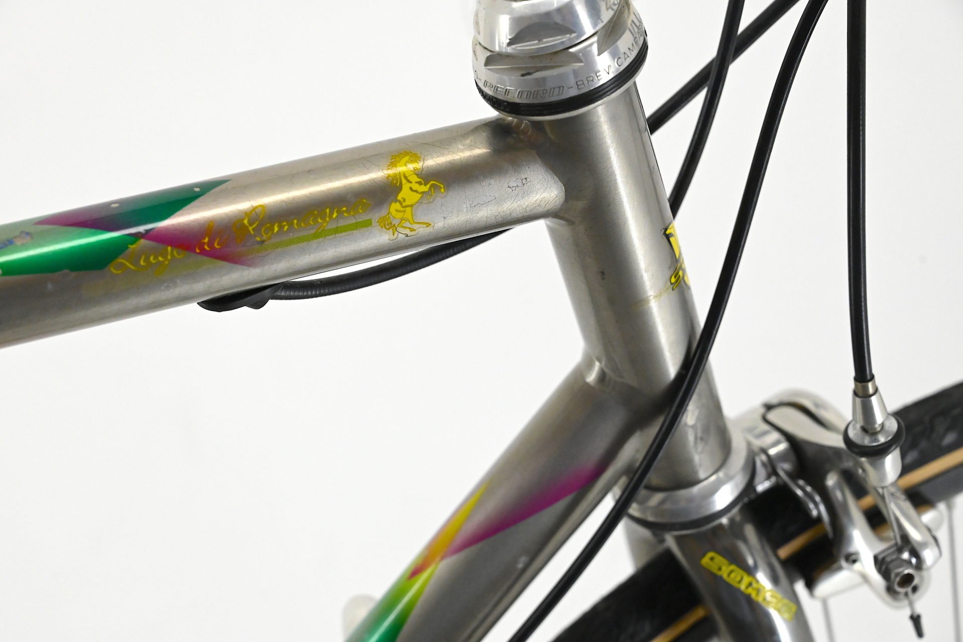 Somec Titanio Columbus Hyperon Campagnolo Record 8-Speed Size 55.5 - Image 14