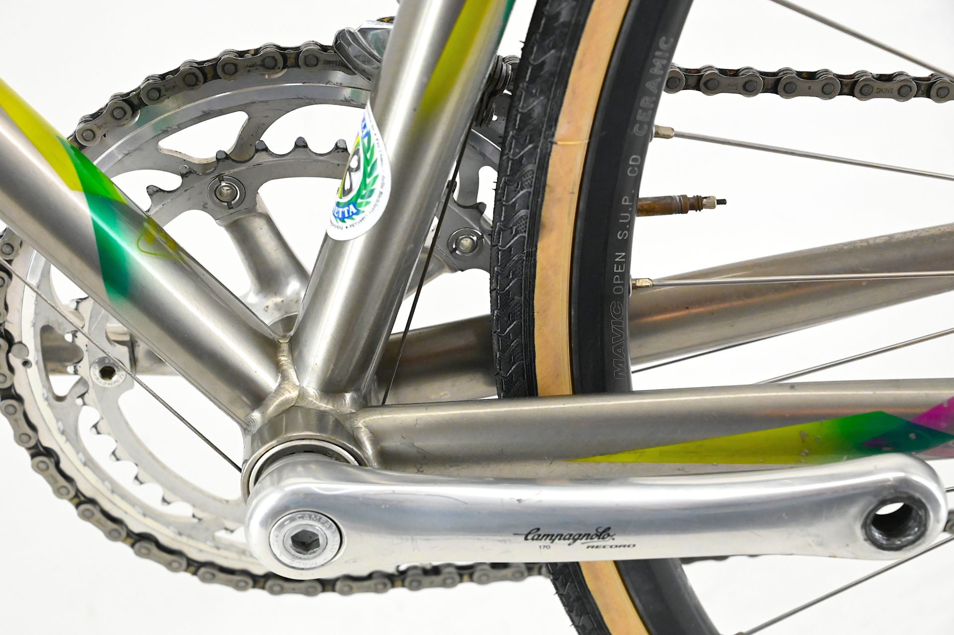 Somec Titanio Columbus Hyperon Campagnolo Record 8-Speed Size 55.5 - Image 26