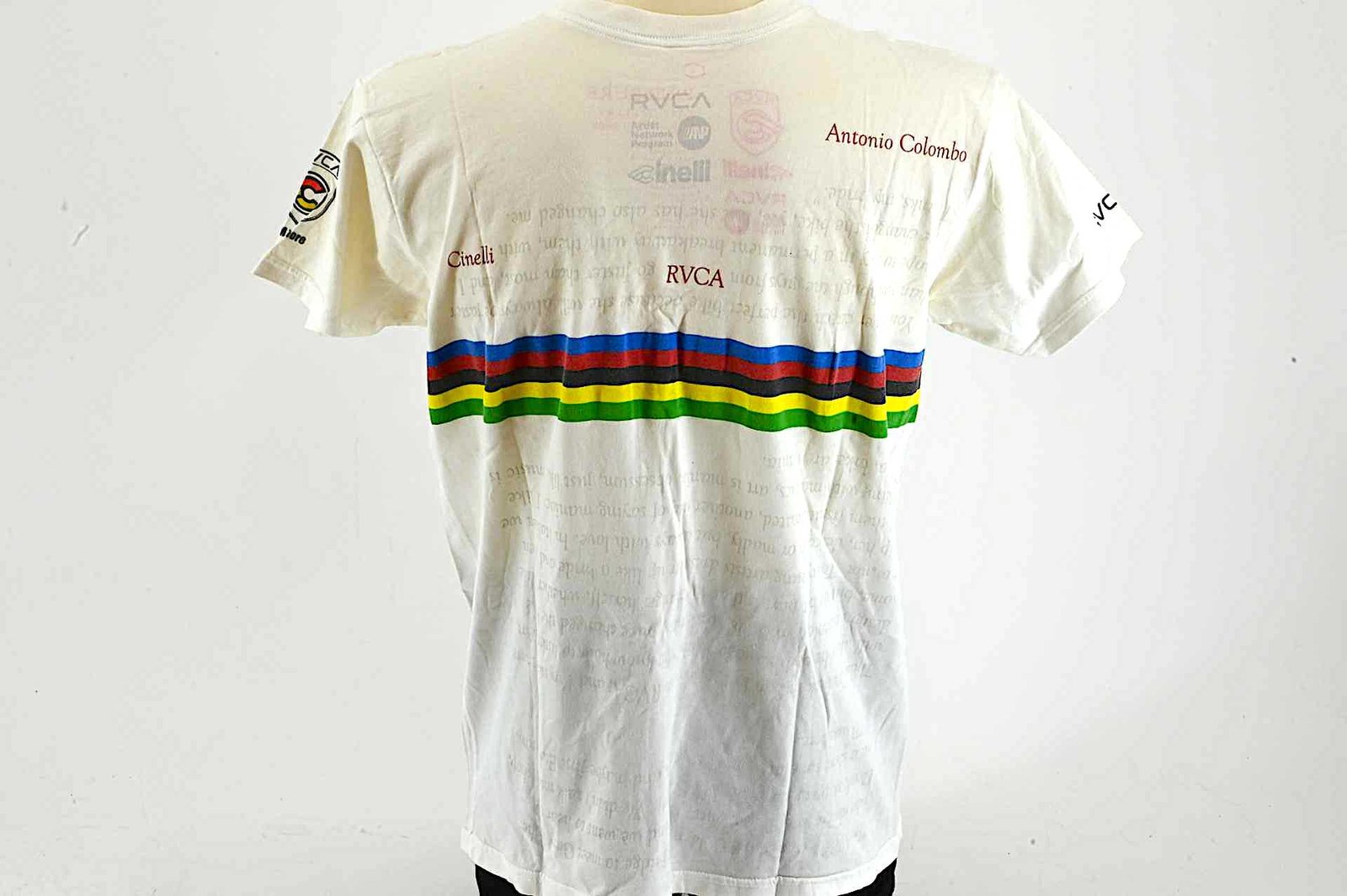 RVCA Cinelli Antonio Colombo T-Shirt Artist Network Program Size L - Image 4