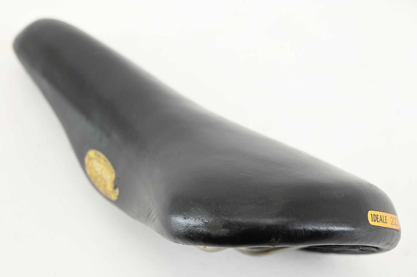 Selle Ideale 2002 Peau Mousse Titanium Leather Saddle - Image 5