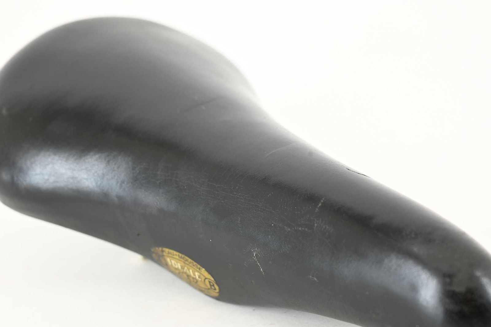 Selle Ideale 2002 Peau Mousse Titanium Leather Saddle - Image 4