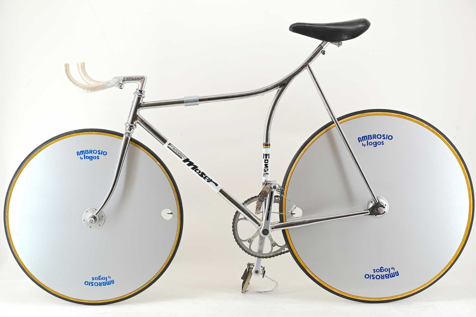 Francesco Moser Va Por La Hora Hour Record Track Bicycle Time Trial Size 55 - Image 3