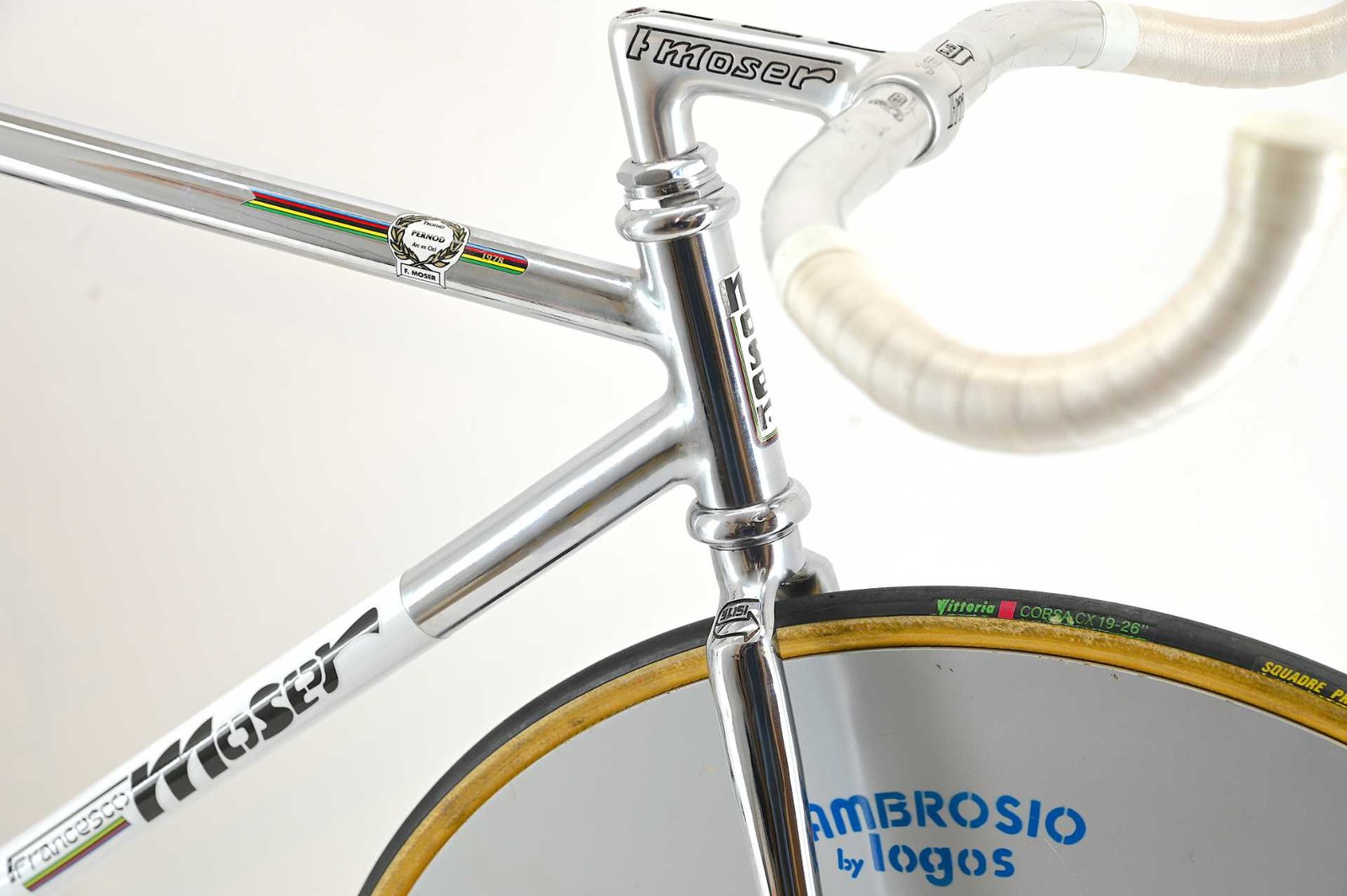 Francesco Moser Va Por La Hora Hour Record Track Bicycle Time Trial Size 55 - Image 2