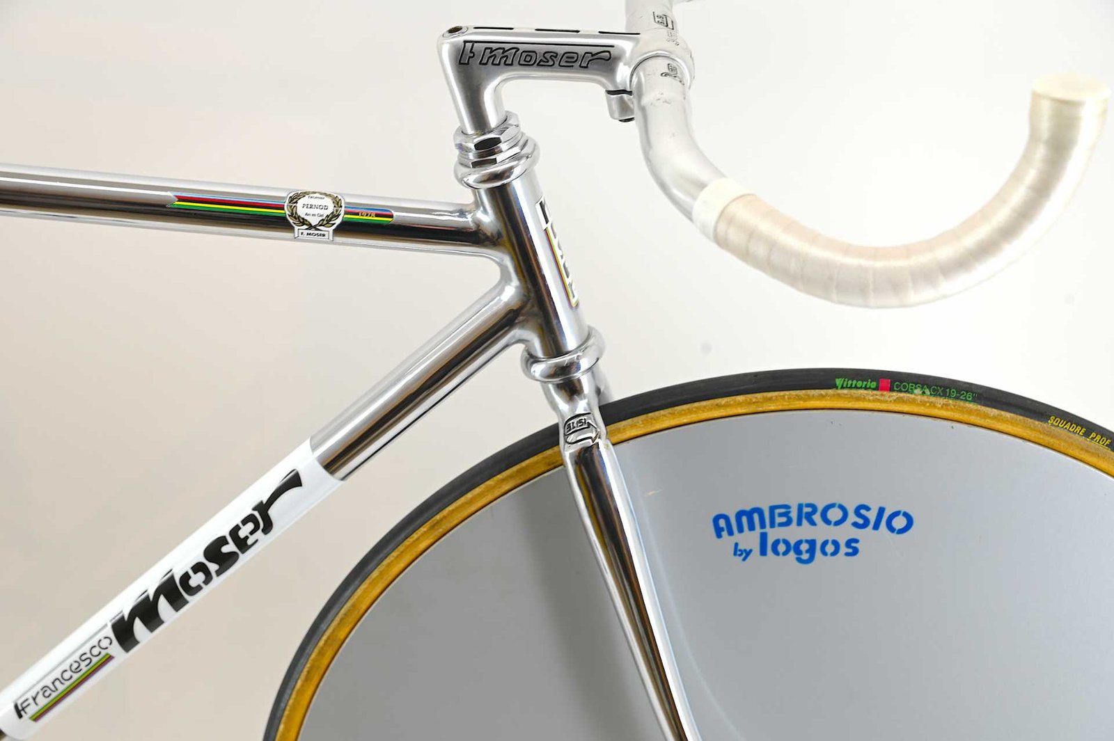 Francesco Moser Va Por La Hora Hour Record Track Bicycle Time Trial Size 55 - Image 9