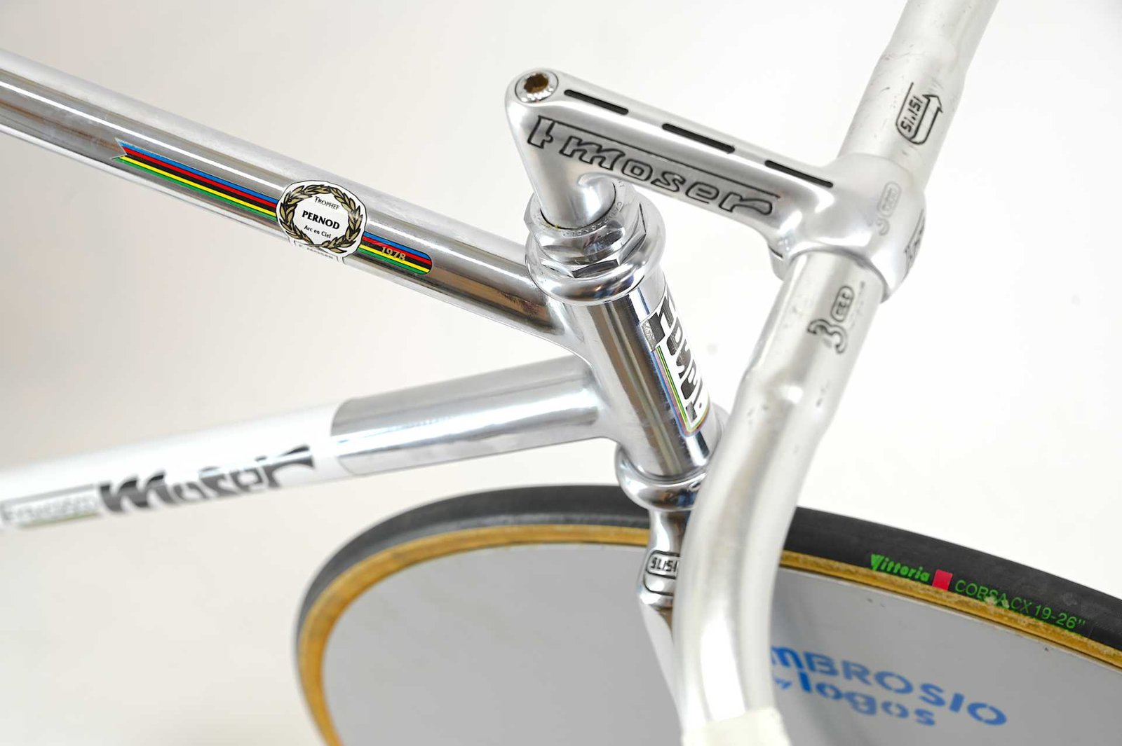 Francesco Moser Va Por La Hora Hour Record Track Bicycle Time Trial Size 55 - Image 11