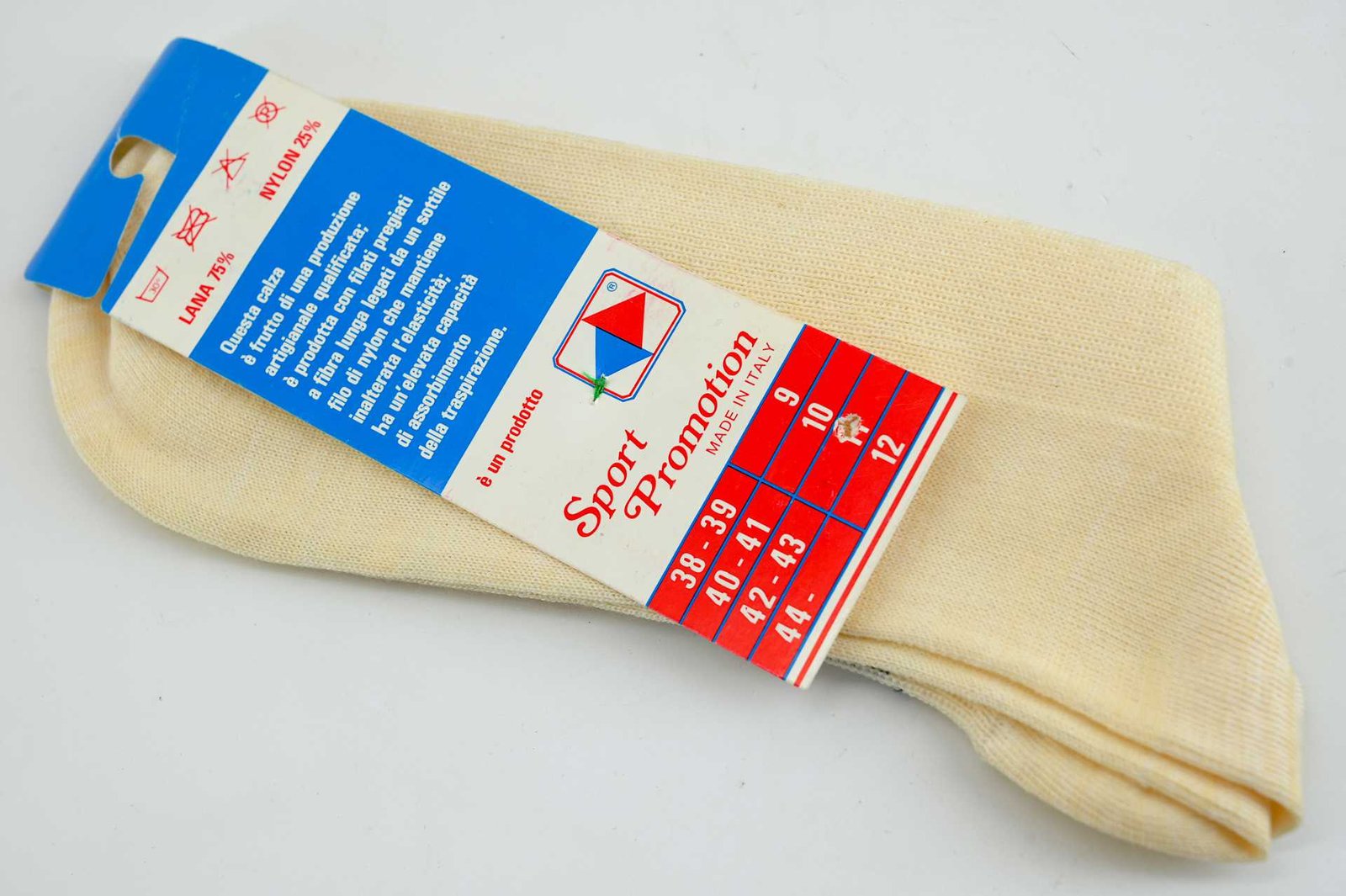 NOS De Rosa Wool Cycling Socks by Ciclocalz Size 42-43 - Image 4