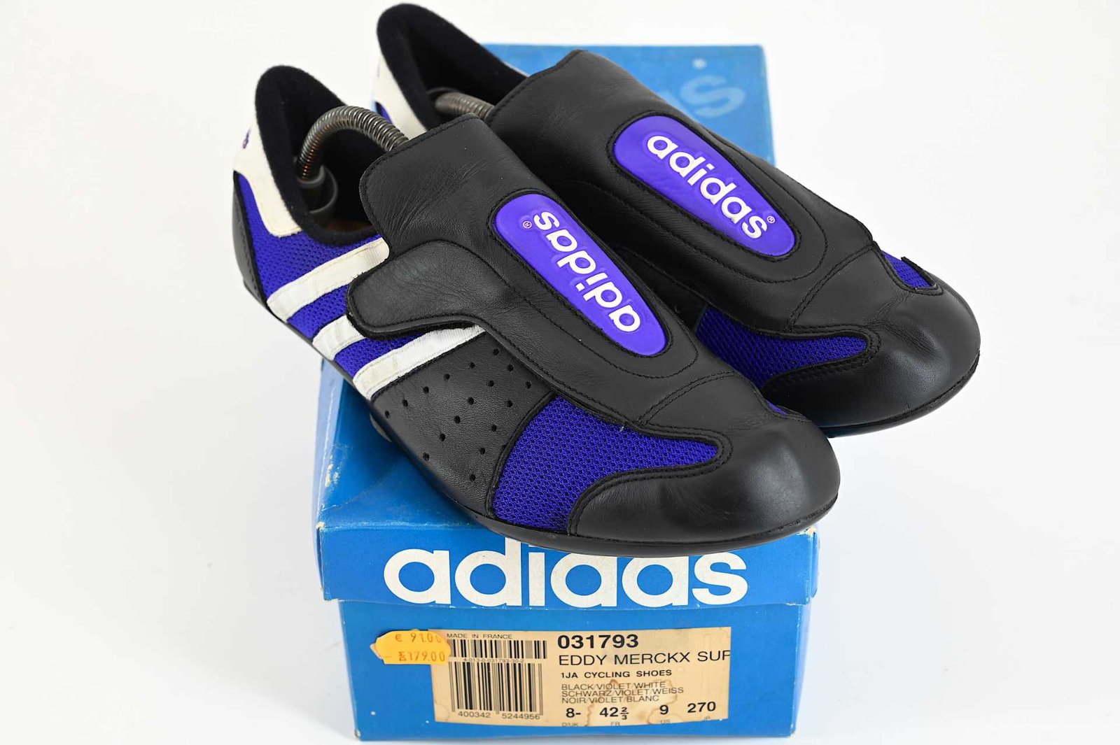 NOS/NIB Adidas Classic Cycling Shoes US Size 9 - Image 2