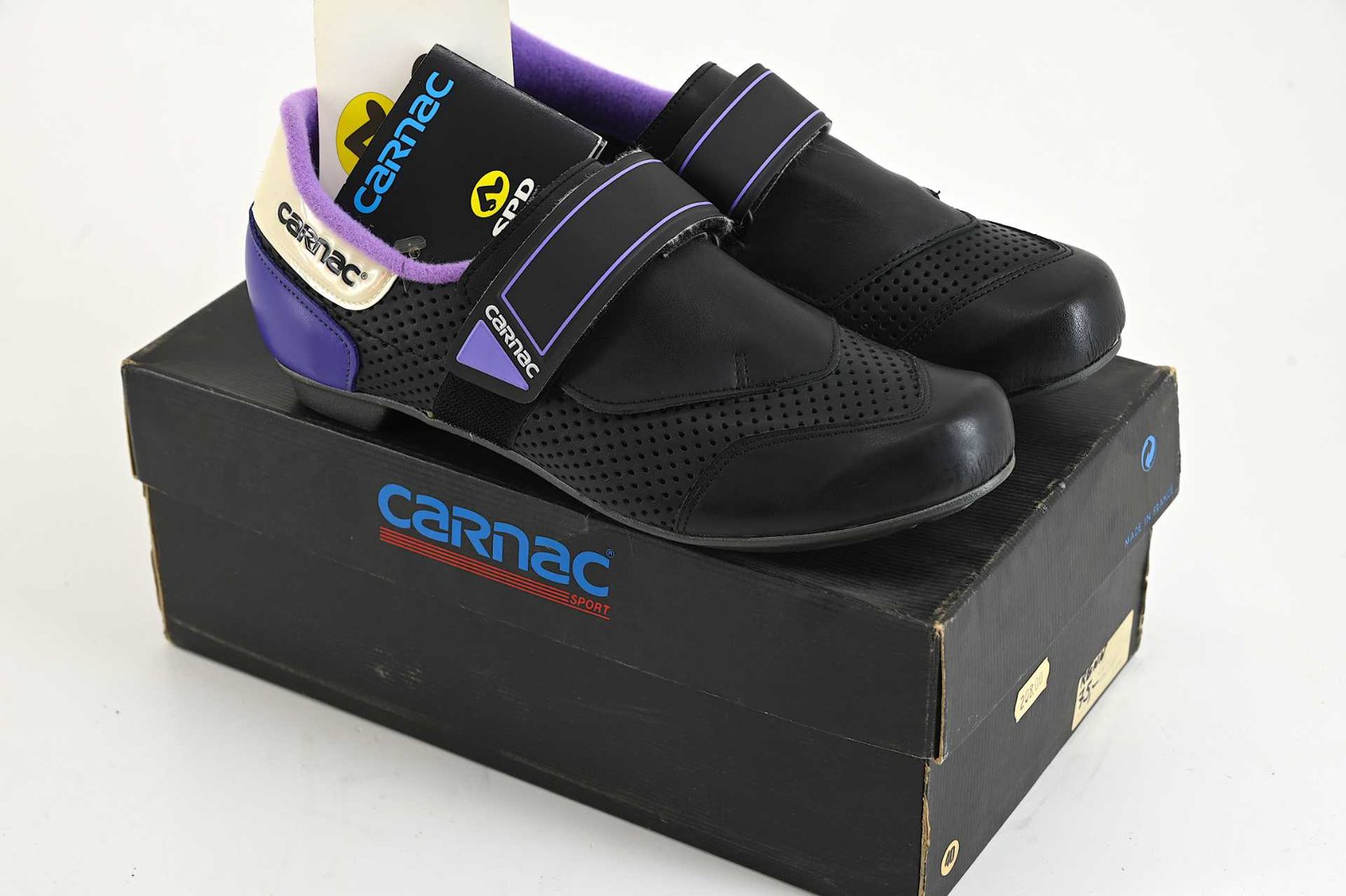 NOS/NIB Carnac SCT Classic Leather Cycling Shoes Size 40