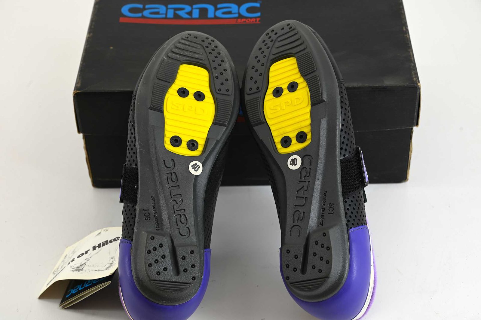 NOS/NIB Carnac SCT Classic Leather Cycling Shoes Size 40 - Image 6