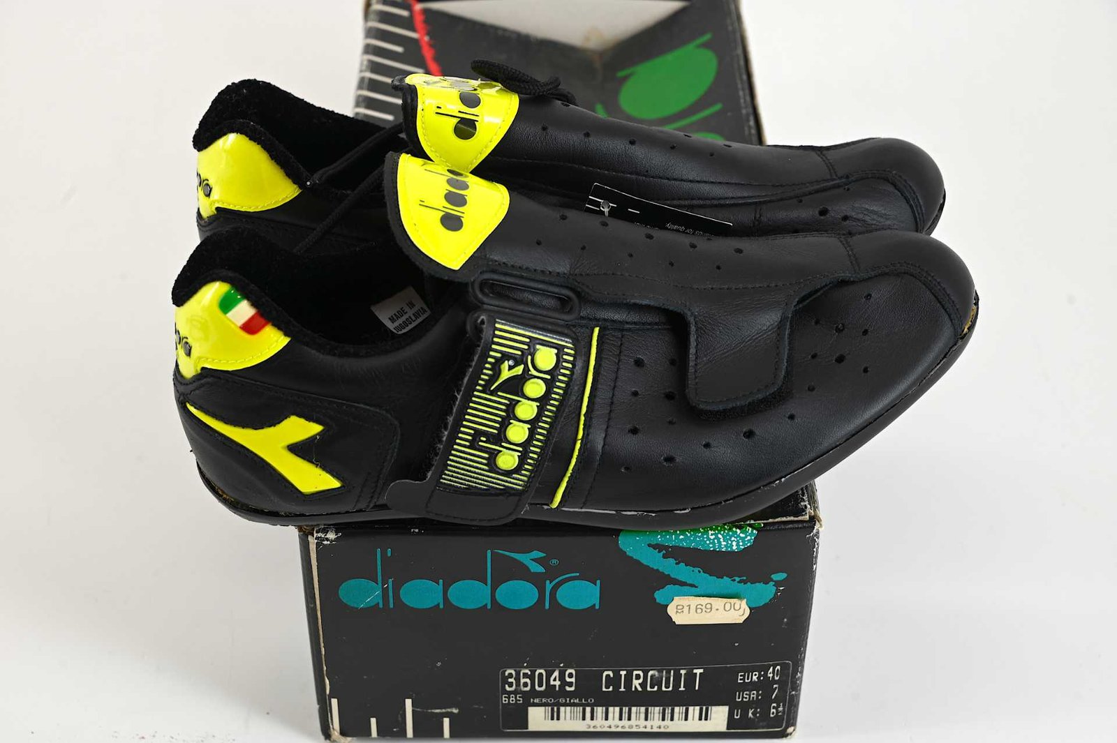 NOS/NIB Diadora Circuit Classic Cycling Shoe Size 40 - Image 2