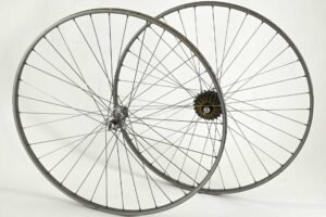 Campagnolo Record / Fiamme Hard Silver 36 Hole Tubular Wheelset
