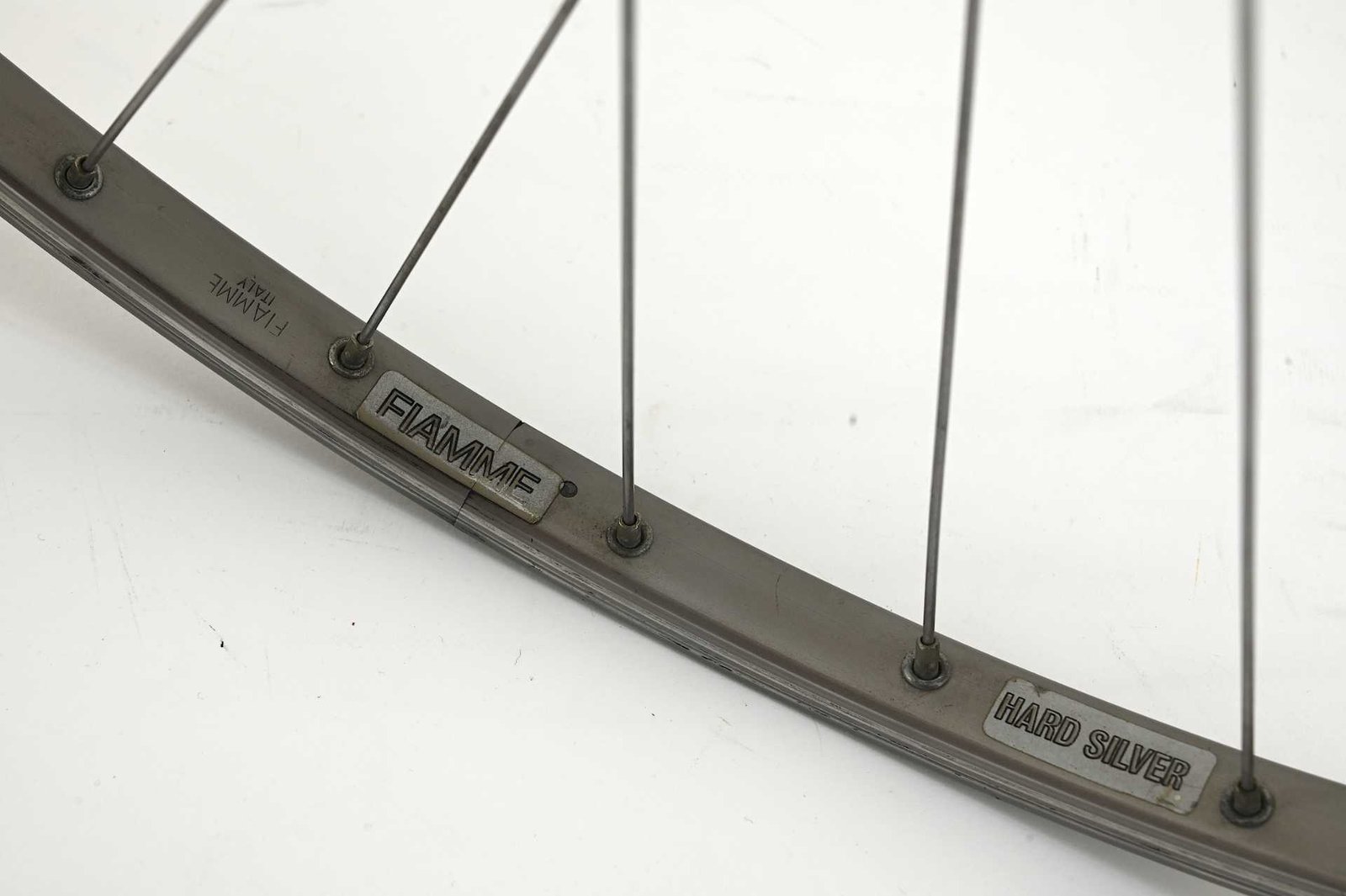 Campagnolo Record / Fiamme Hard Silver 36 Hole Tubular Wheelset - Image 10