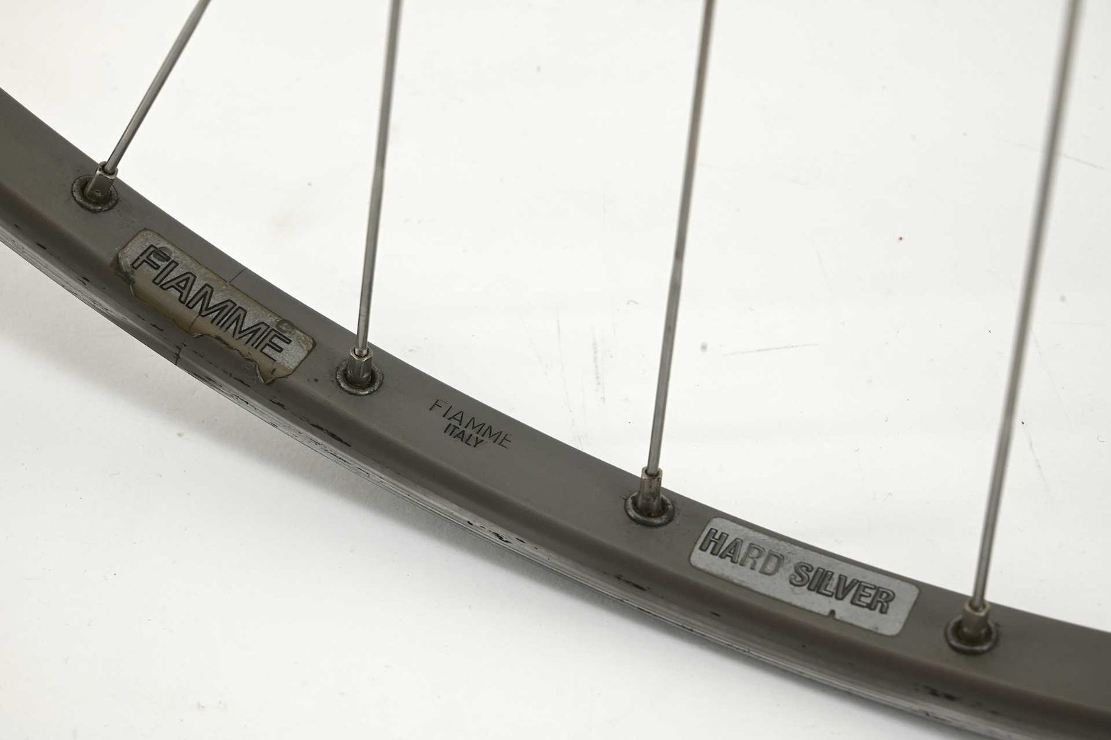 Campagnolo Record / Fiamme Hard Silver 36 Hole Tubular Wheelset - Image 5