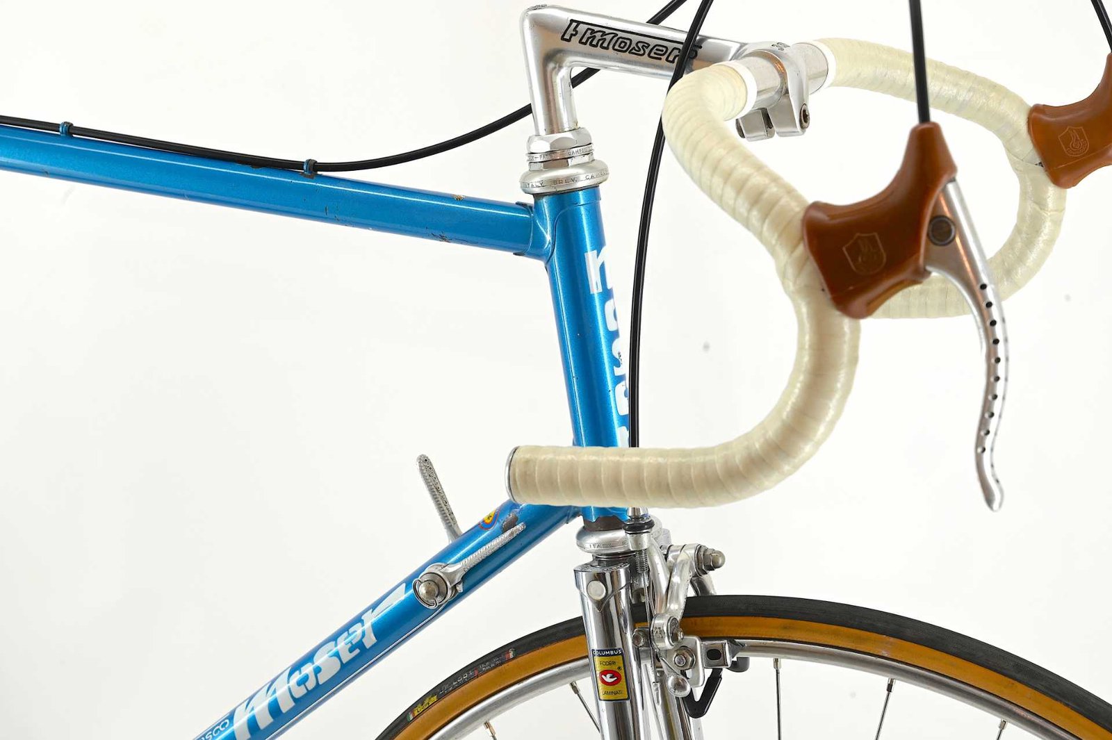 Francesco Moser Professinal Road Bicycle from Gegor Braun Made By De Rosa Size 59.5 - Image 11