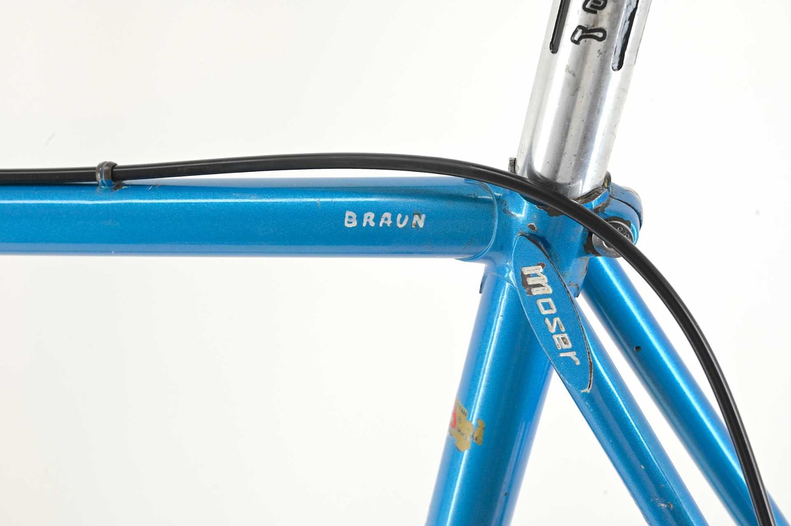 Francesco Moser Professinal Road Bicycle from Gegor Braun Made By De Rosa Size 59.5 - Image 25