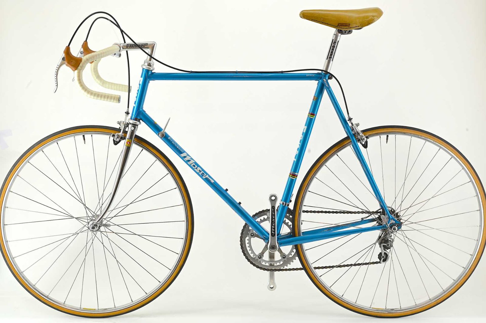 Francesco Moser Professinal Road Bicycle from Gegor Braun Made By De Rosa Size 59.5 - Image 3