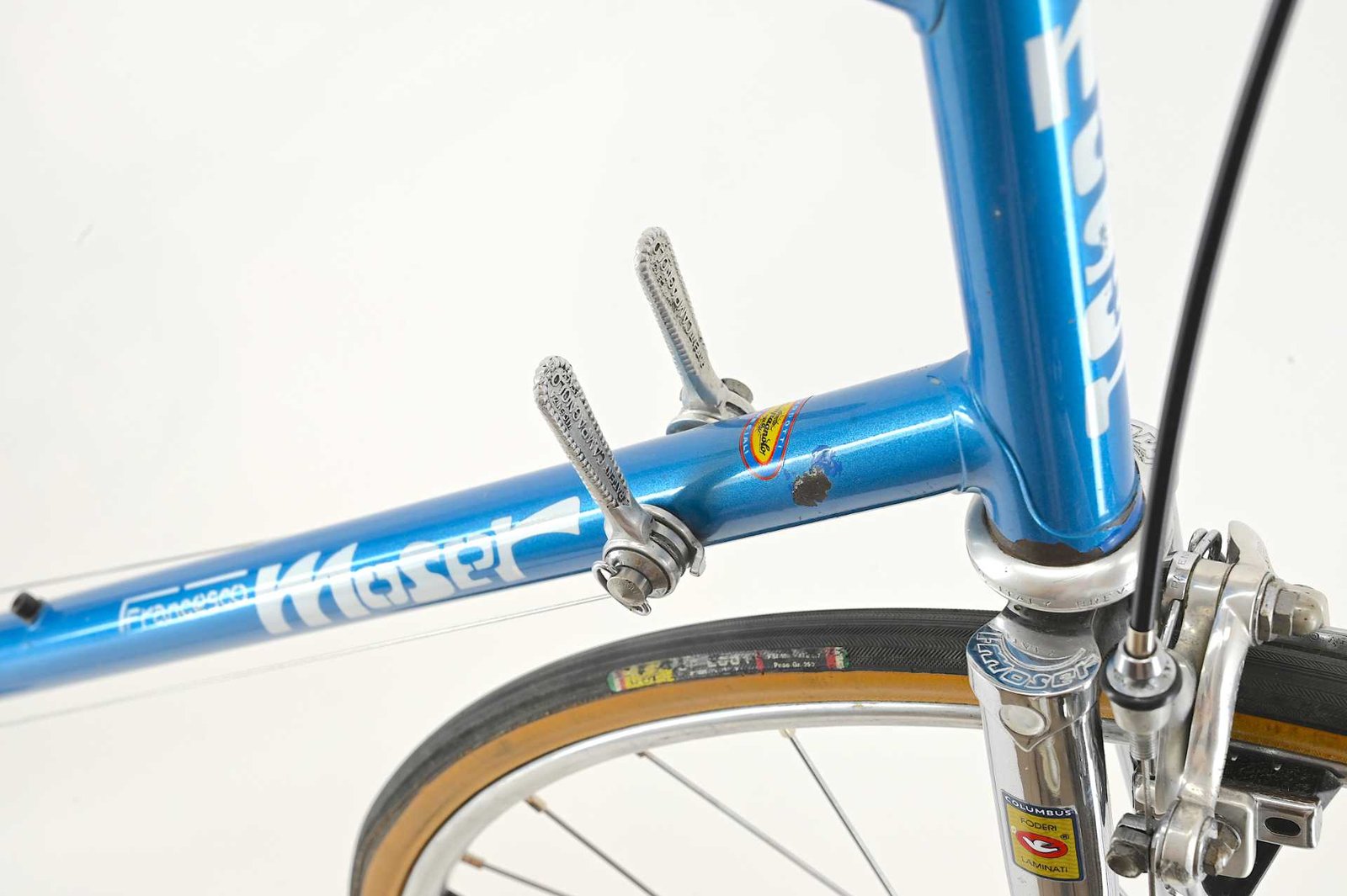 Francesco Moser Professinal Road Bicycle from Gegor Braun Made By De Rosa Size 59.5 - Image 10
