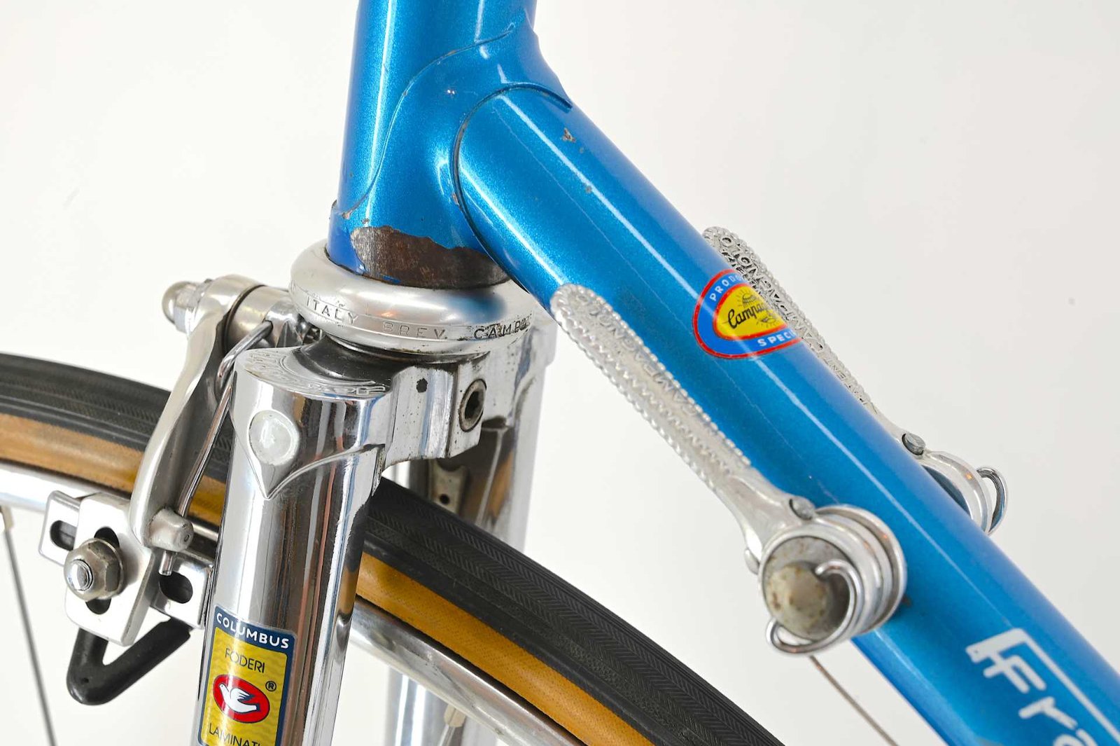 Francesco Moser Professinal Road Bicycle from Gegor Braun Made By De Rosa Size 59.5 - Image 17