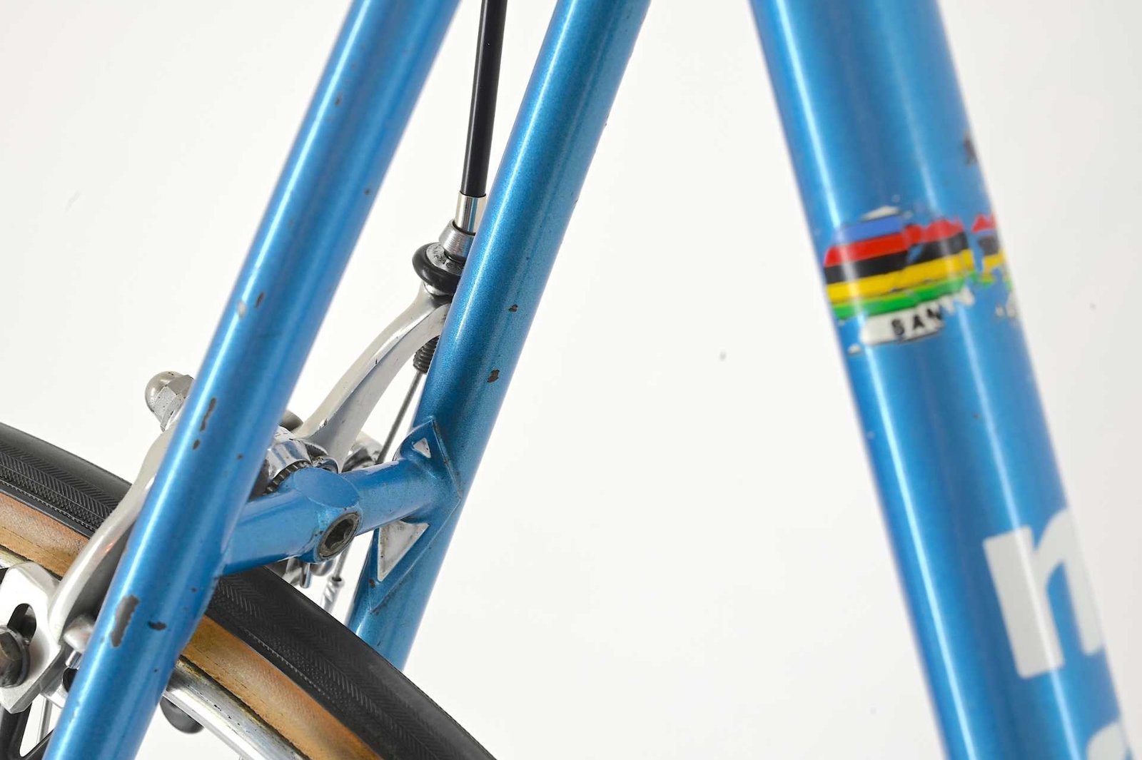 Francesco Moser Professinal Road Bicycle from Gegor Braun Made By De Rosa Size 59.5 - Image 23