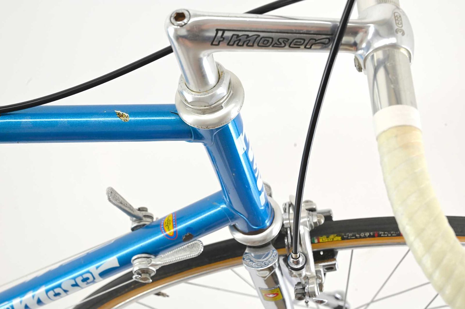 Francesco Moser Professinal Road Bicycle from Gegor Braun Made By De Rosa Size 59.5 - Image 6