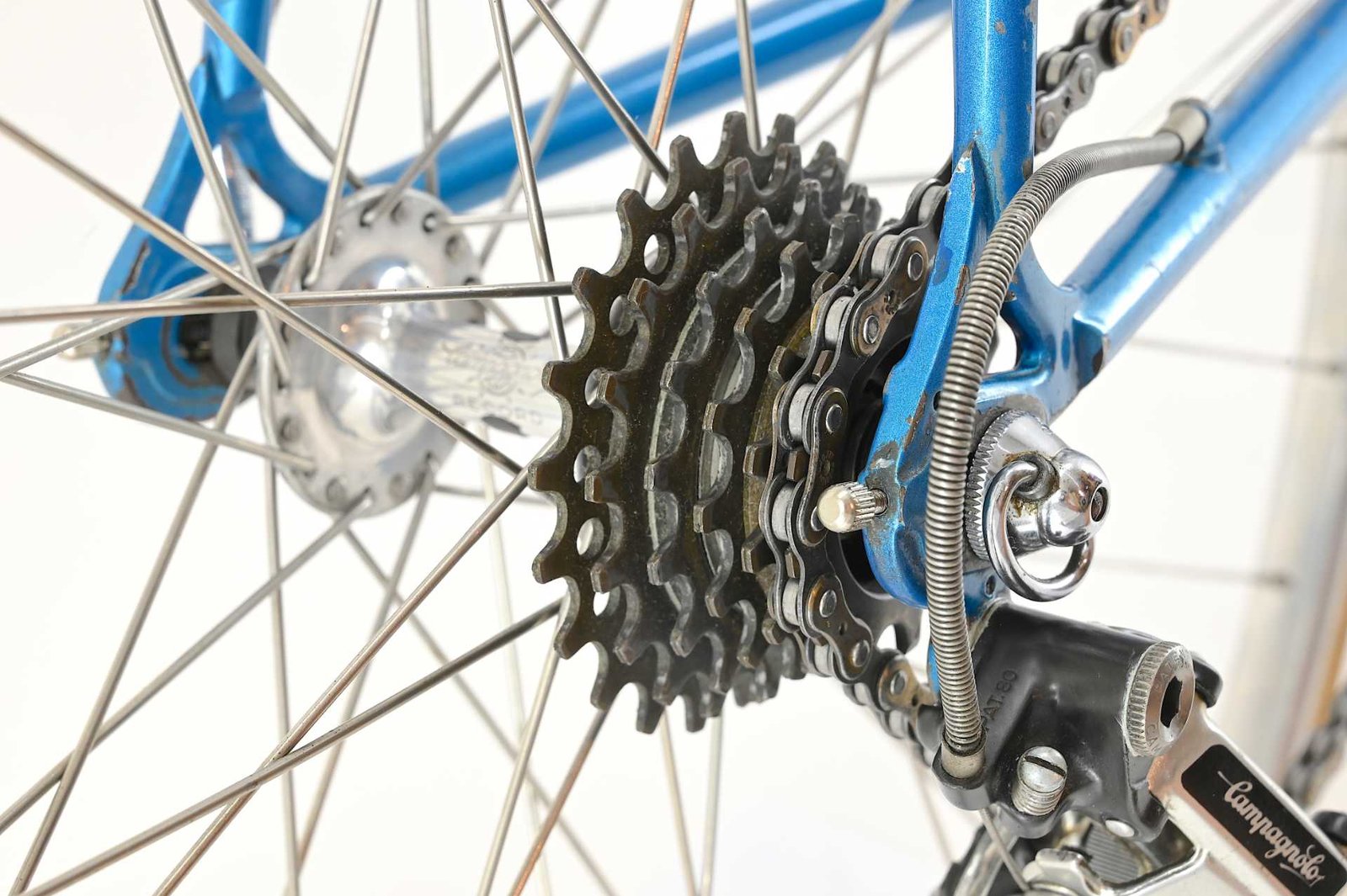 Francesco Moser Professinal Road Bicycle from Gegor Braun Made By De Rosa Size 59.5 - Image 35