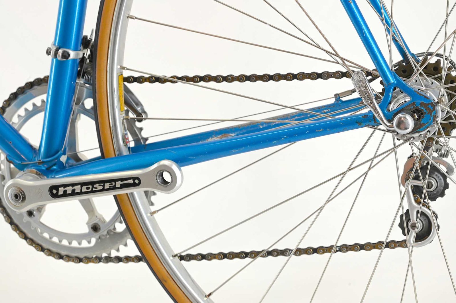 Francesco Moser Professinal Road Bicycle from Gegor Braun Made By De Rosa Size 59.5 - Image 32