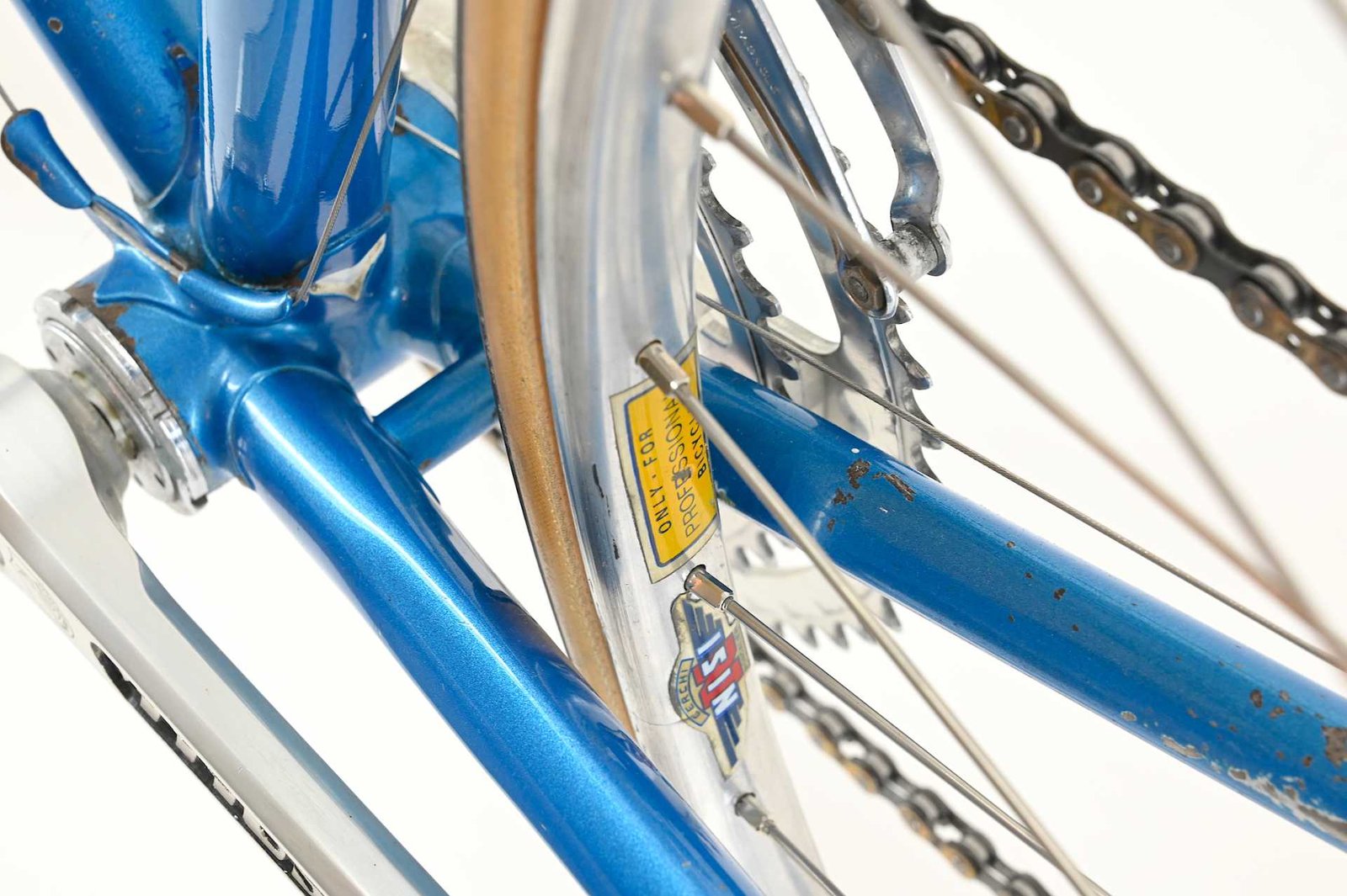 Francesco Moser Professinal Road Bicycle from Gegor Braun Made By De Rosa Size 59.5 - Image 34