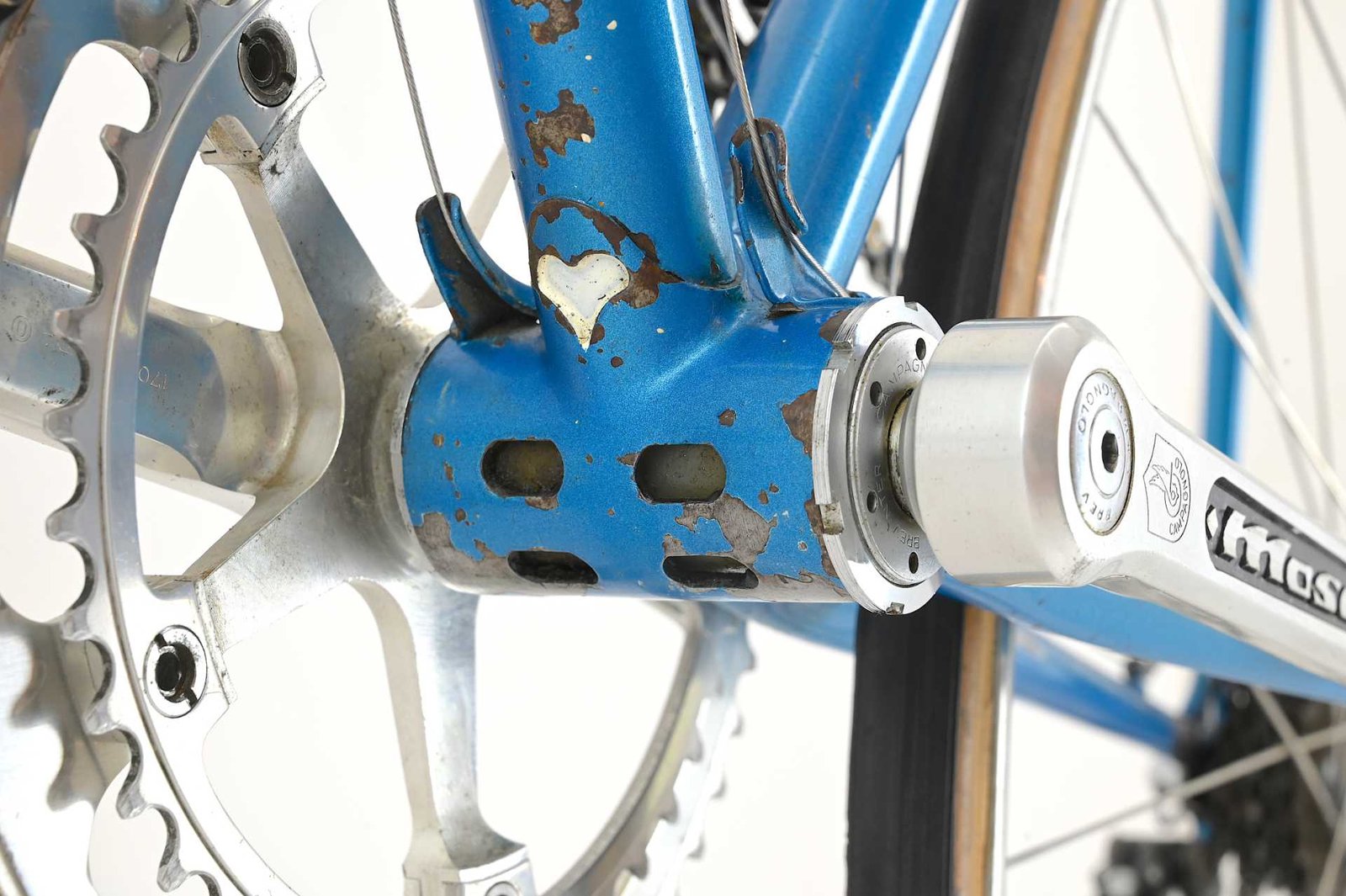 Francesco Moser Professinal Road Bicycle from Gegor Braun Made By De Rosa Size 59.5 - Image 39