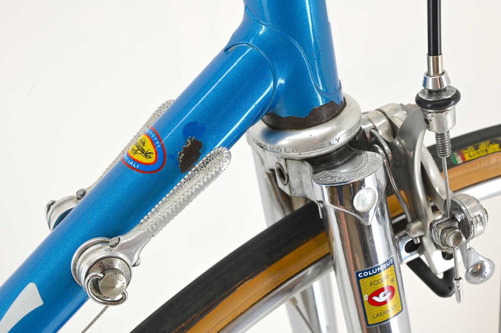 Francesco Moser Professinal Road Bicycle from Gegor Braun Made By De Rosa Size 59.5 - Image 14